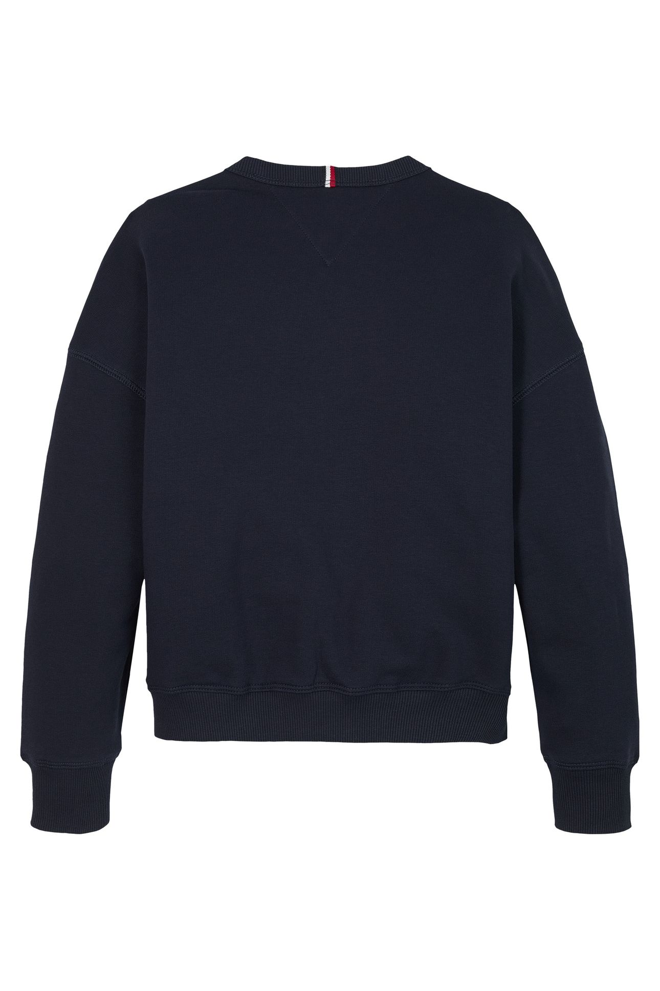 GIRLS TOMMY SCRIPT CREWNECK DARK NIGHT NAVY 4