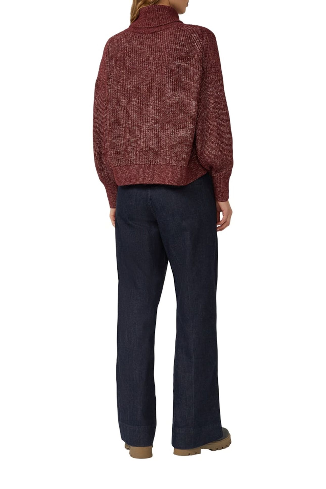 S.OLIVER PULLOVER BURGUNDY 3