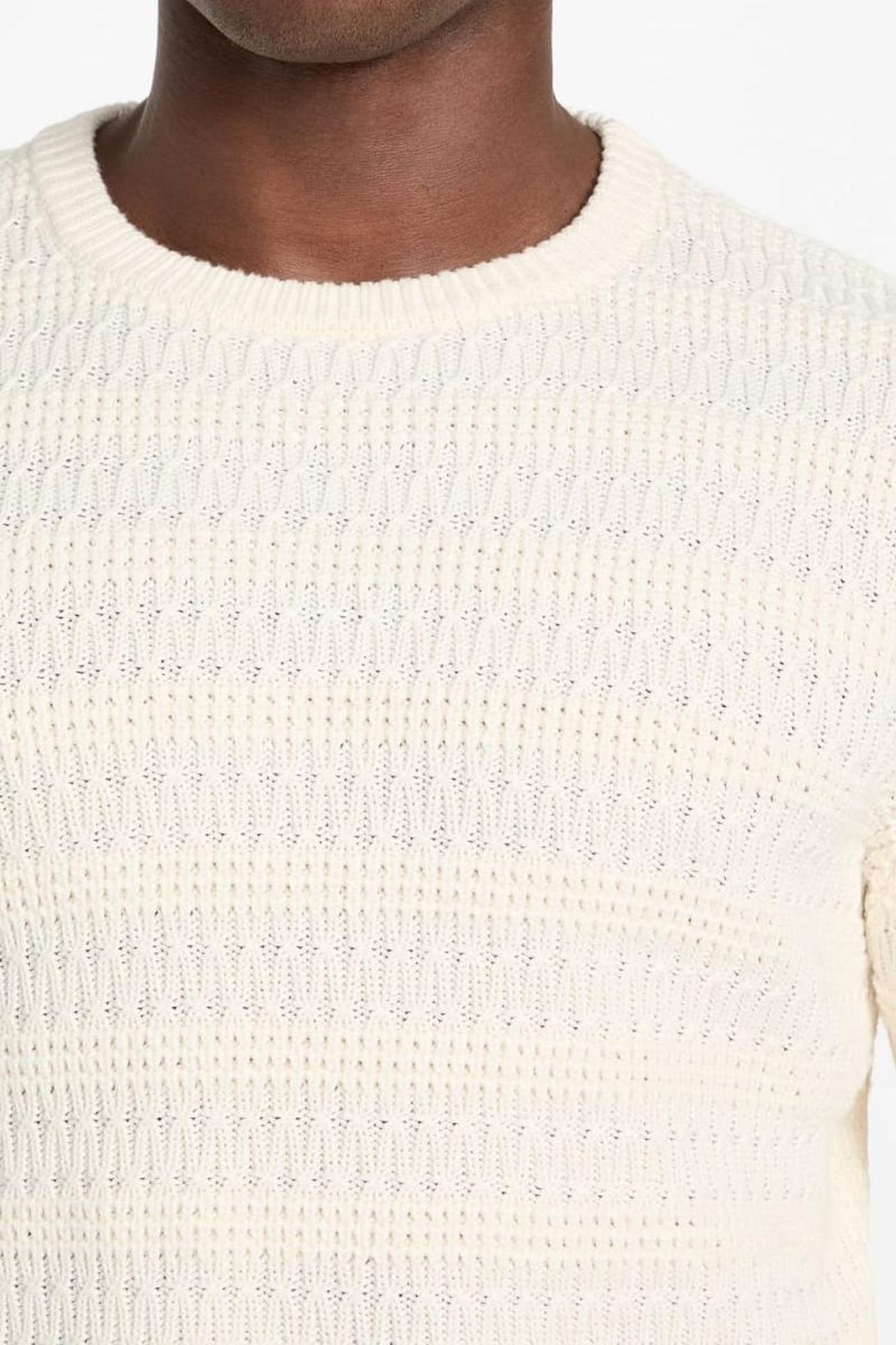 JEFF CN STITCHED SWT SALT WHITE 8