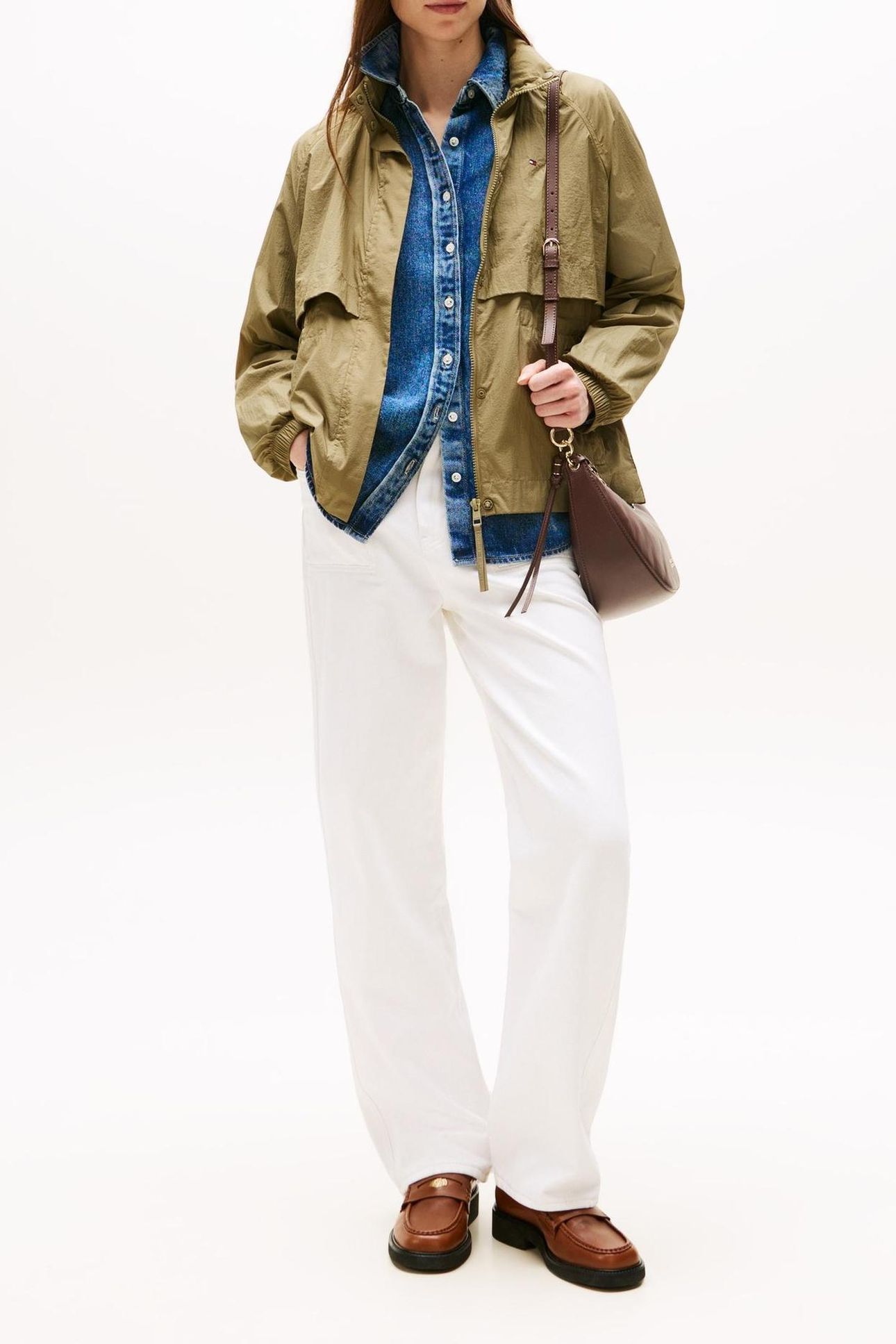UL NYLON PACKABLE JACKET VINTAGE OLIVE 2