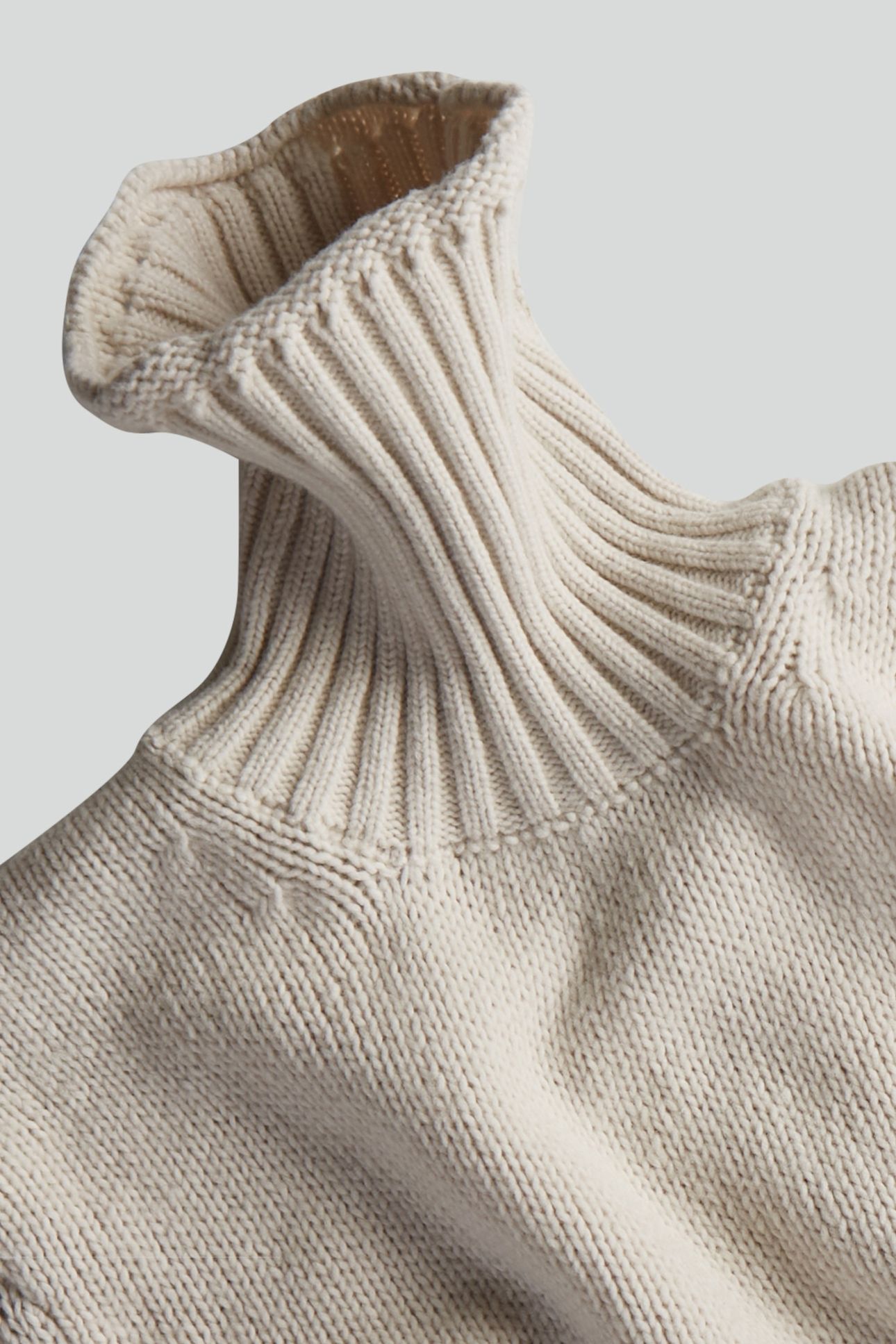 BERT ROLL NECK 6538 ECRU 5