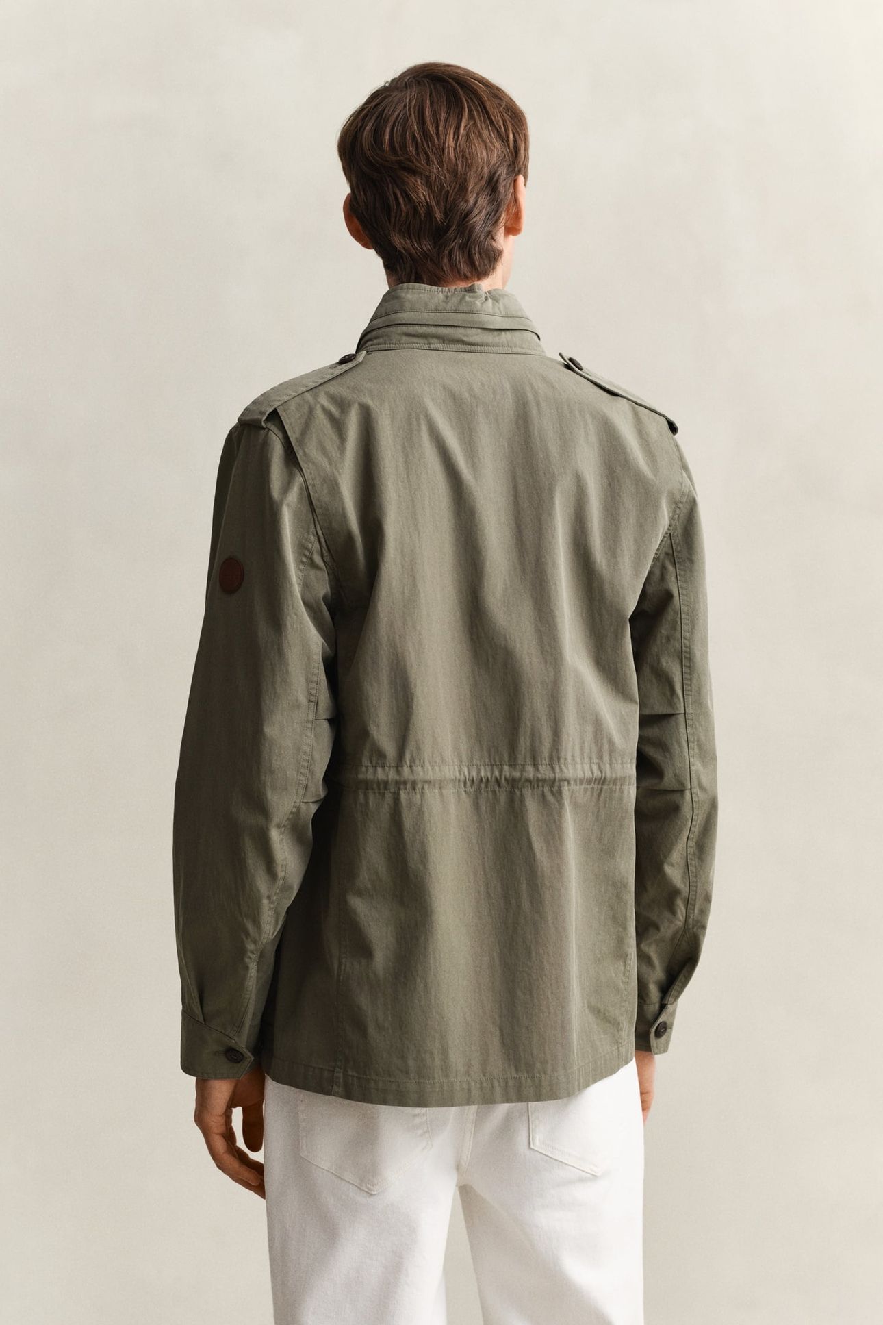 COTTON 4 POCKET JACKET DRY HERB GREEN 3