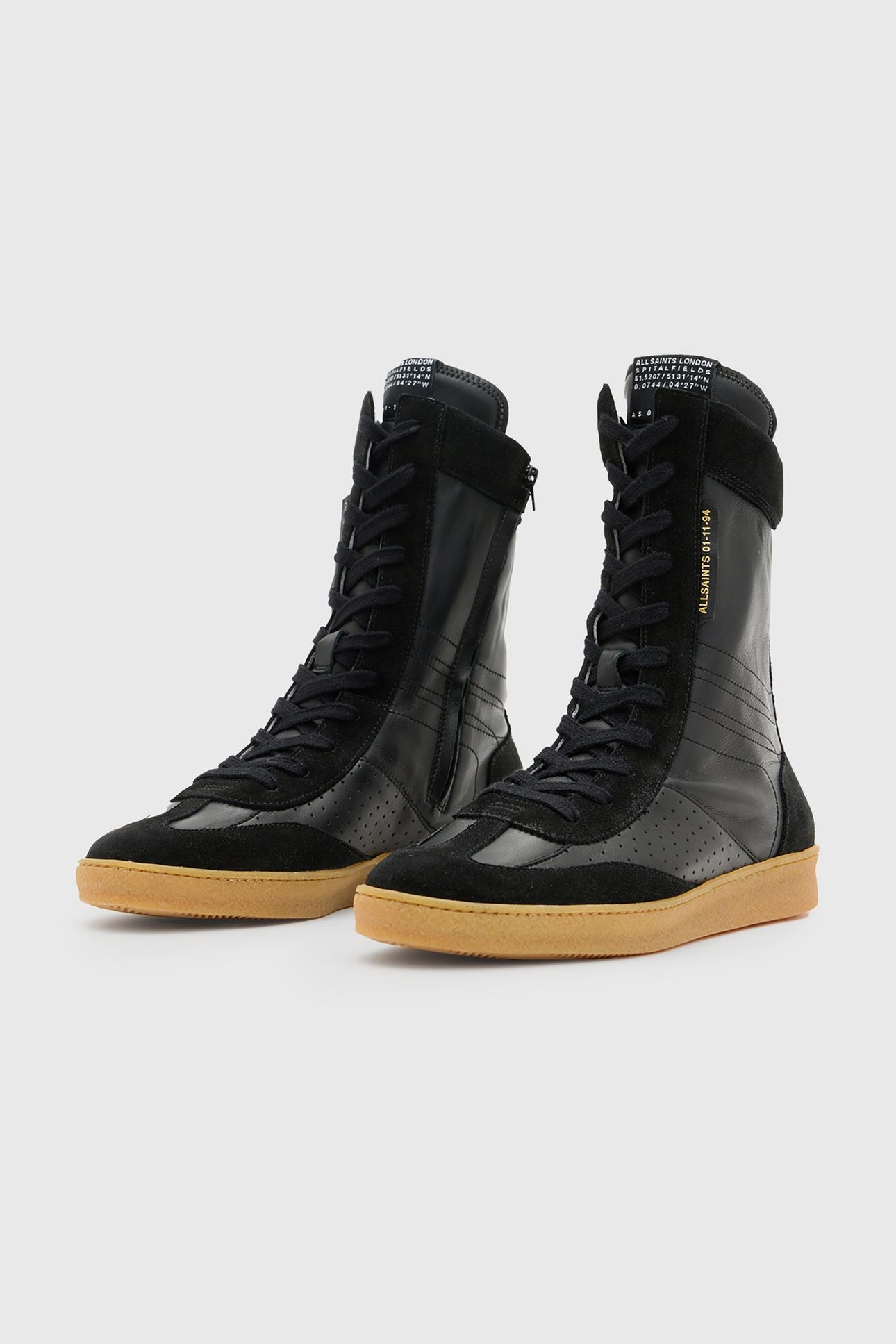 LOUISE HIGH TOP BLACK 2