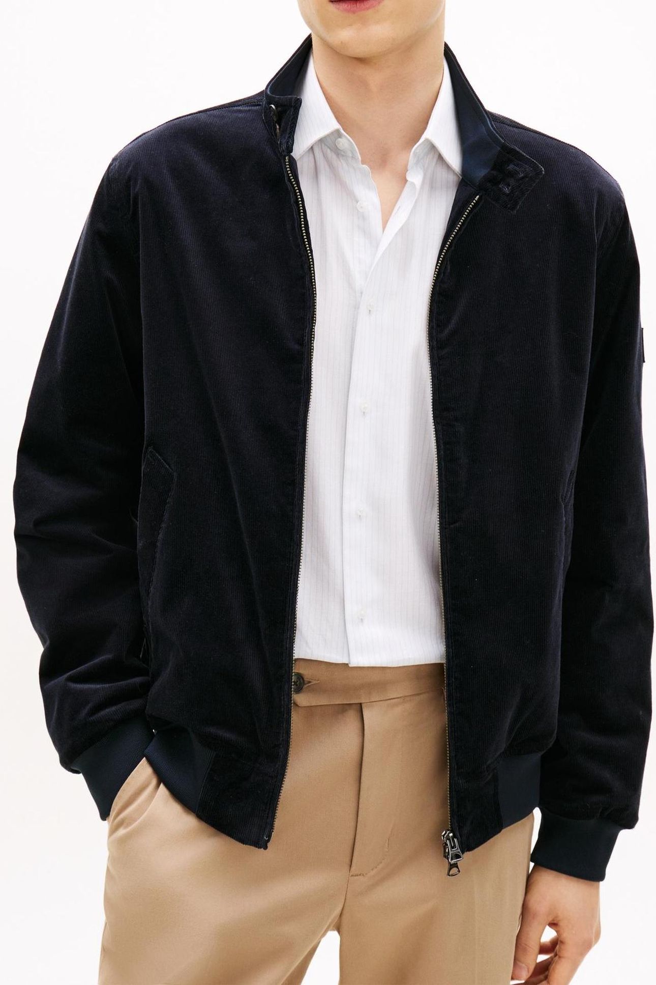 CORD HARRINGTON JACKET DESERT SKY 1
