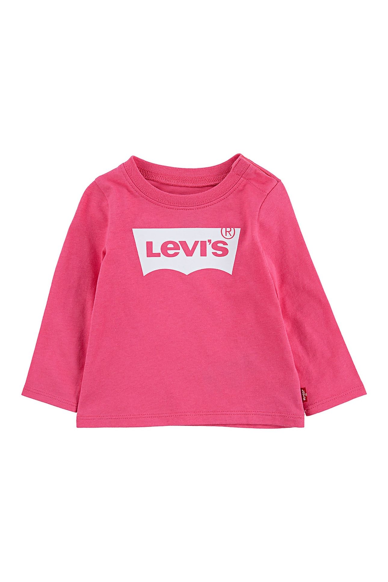GIRLS L/S BATWING TEE CAMELLIA ROSE 1