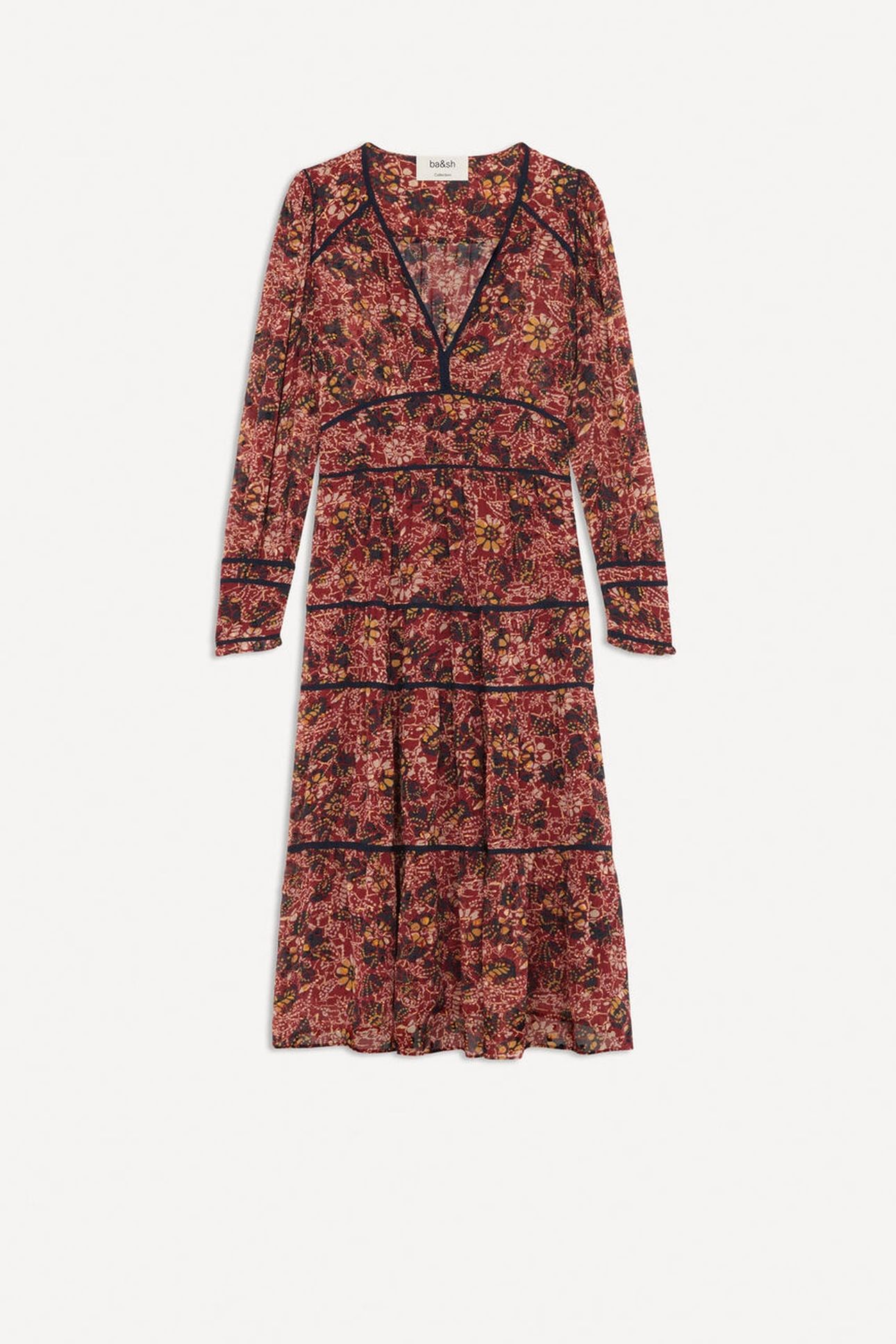 MID-LENGTH DRESS BORDEAUX 4