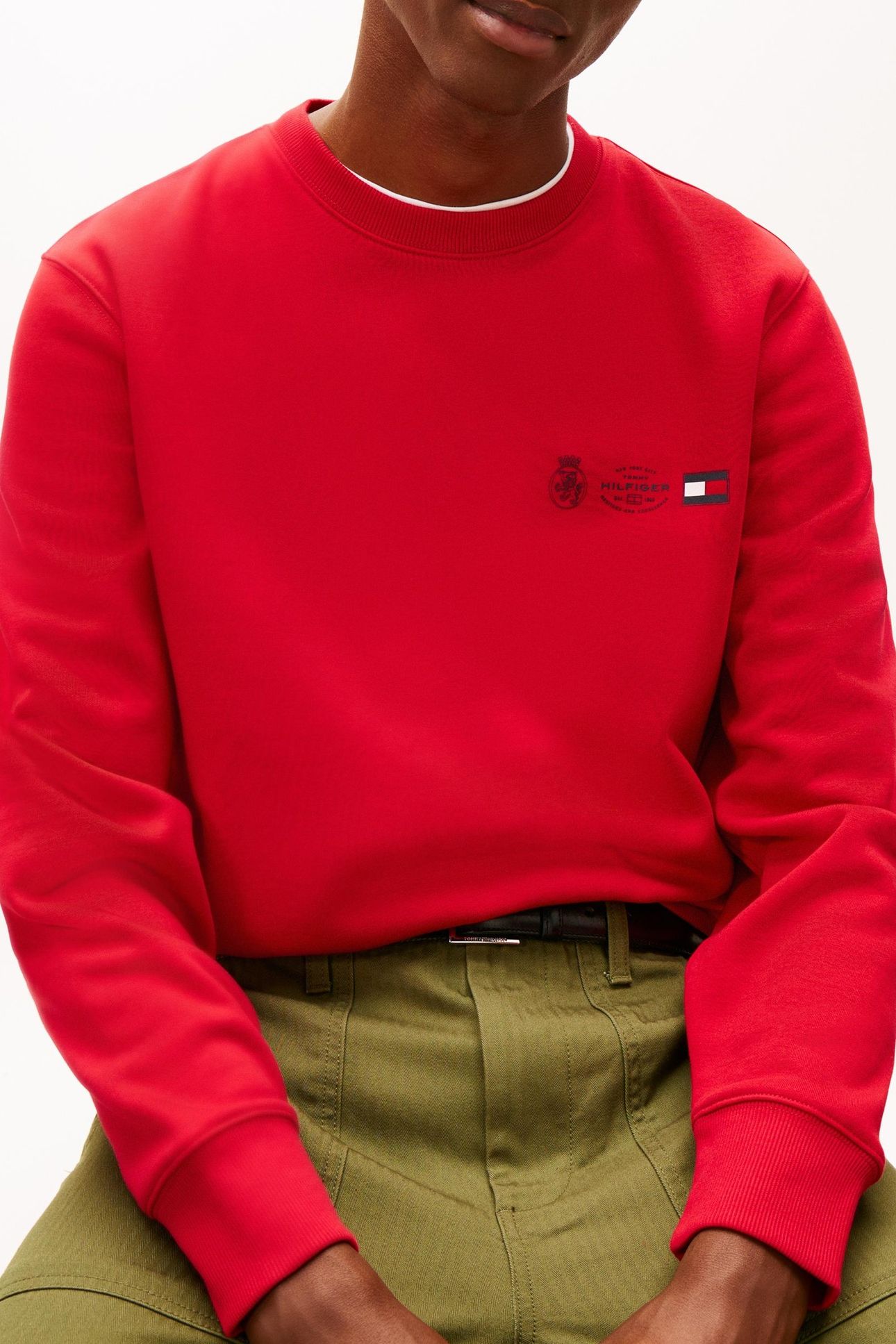 SMALL CREST OUTLINE MEDIUM RED 5