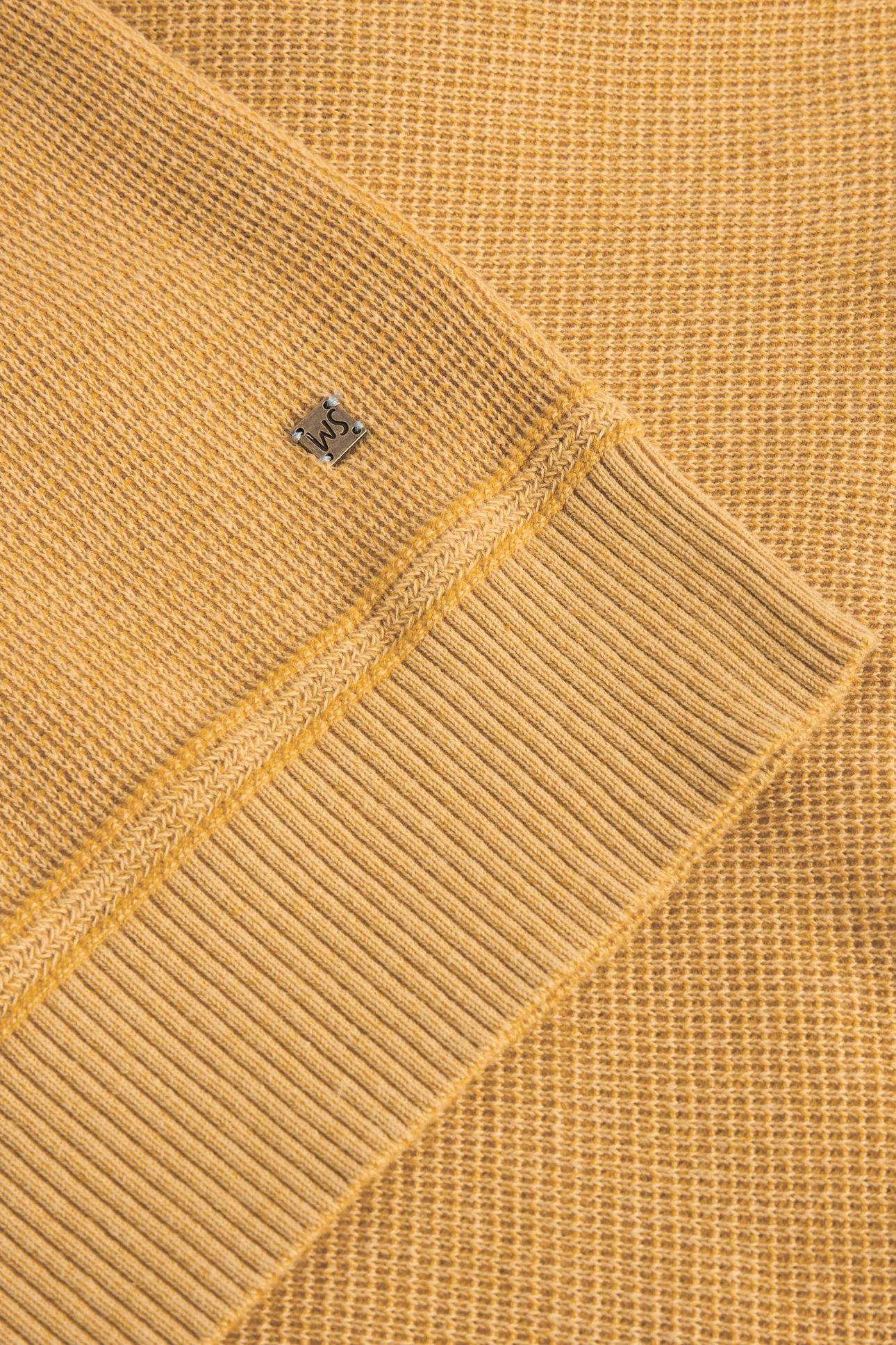 ATTADALE CREW NECK JUMPER MID YELLOW 6