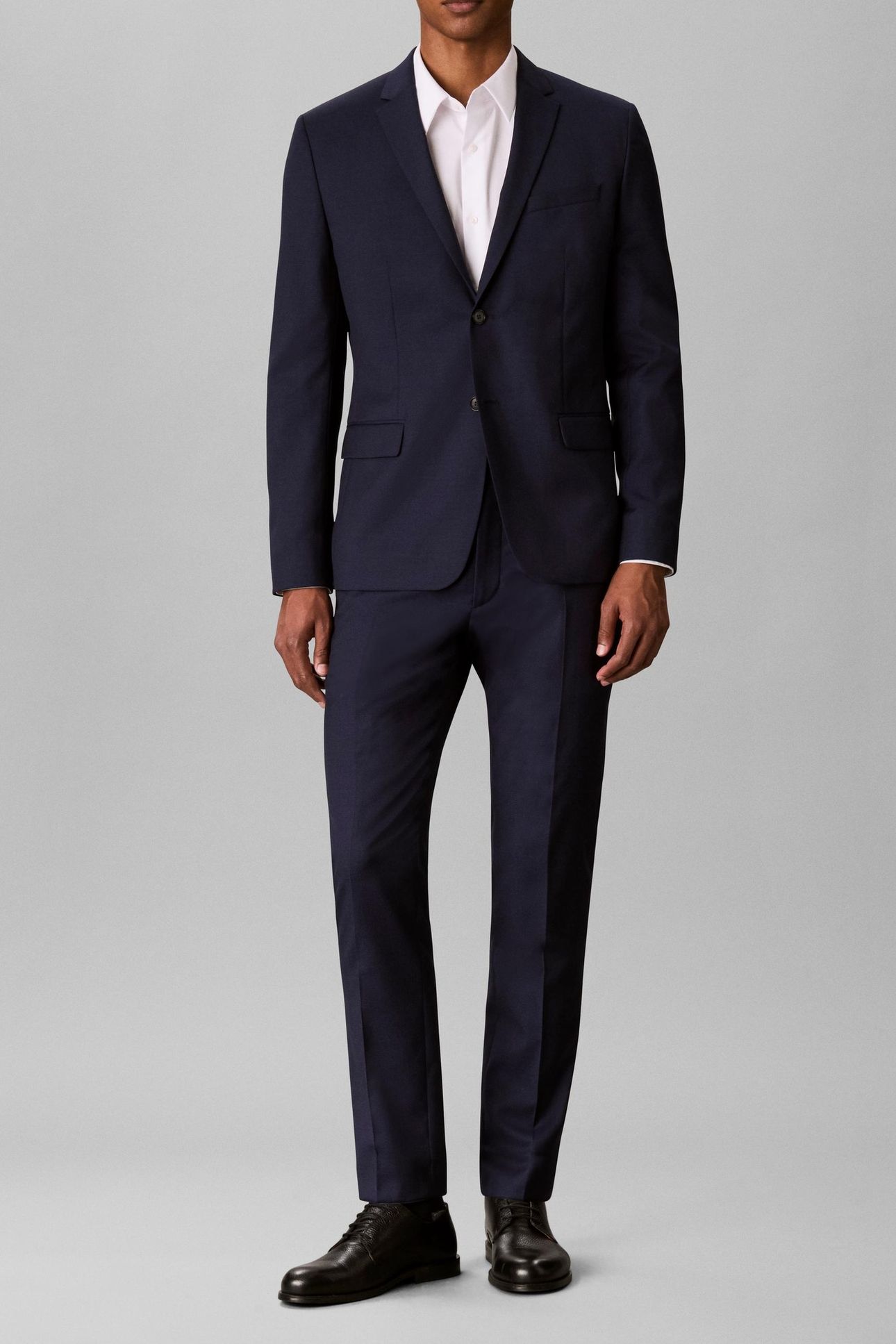 LS BIRDS EYE SLIM BLAZER INK 3