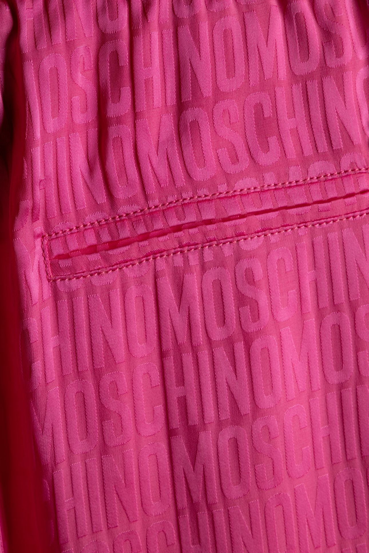 ALLOVER LOGO JACQUARD TWILL BERMUDA SHORTS PINK 4