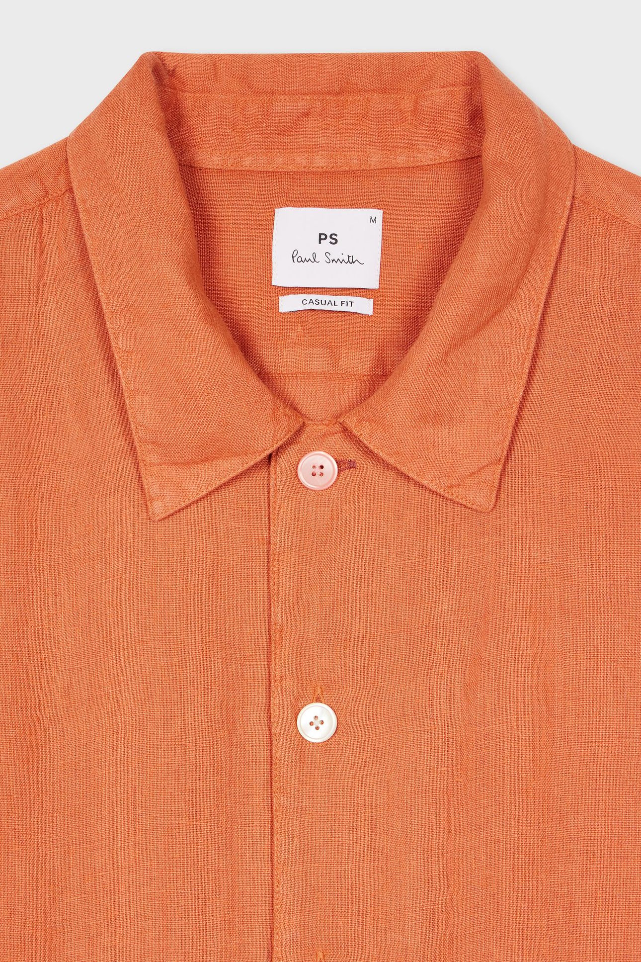 MENS SS CASUAL FIT SHIRT ORANGE 6