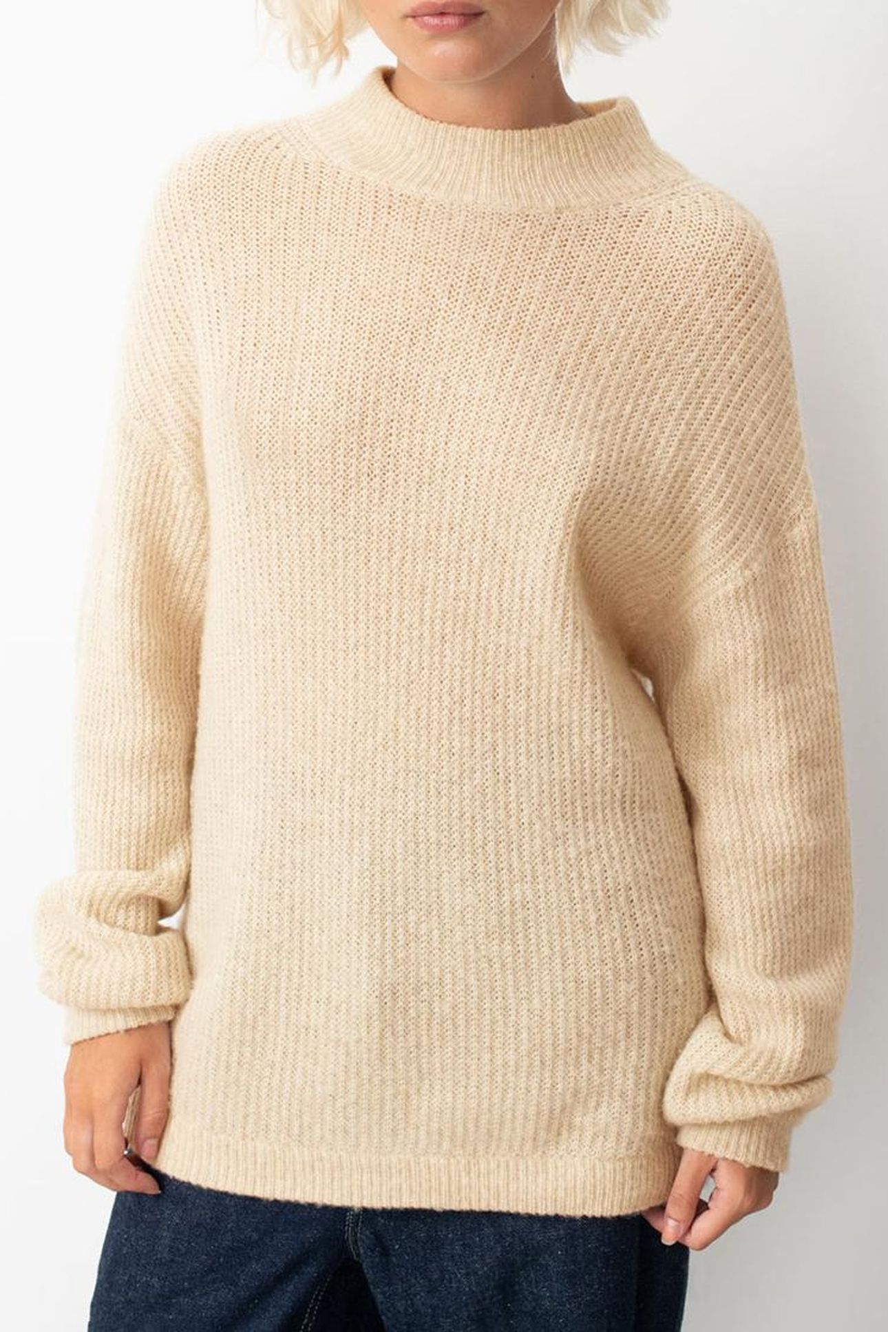 FALYDAY KNIT SWEATER BISCUIT CHINE 4
