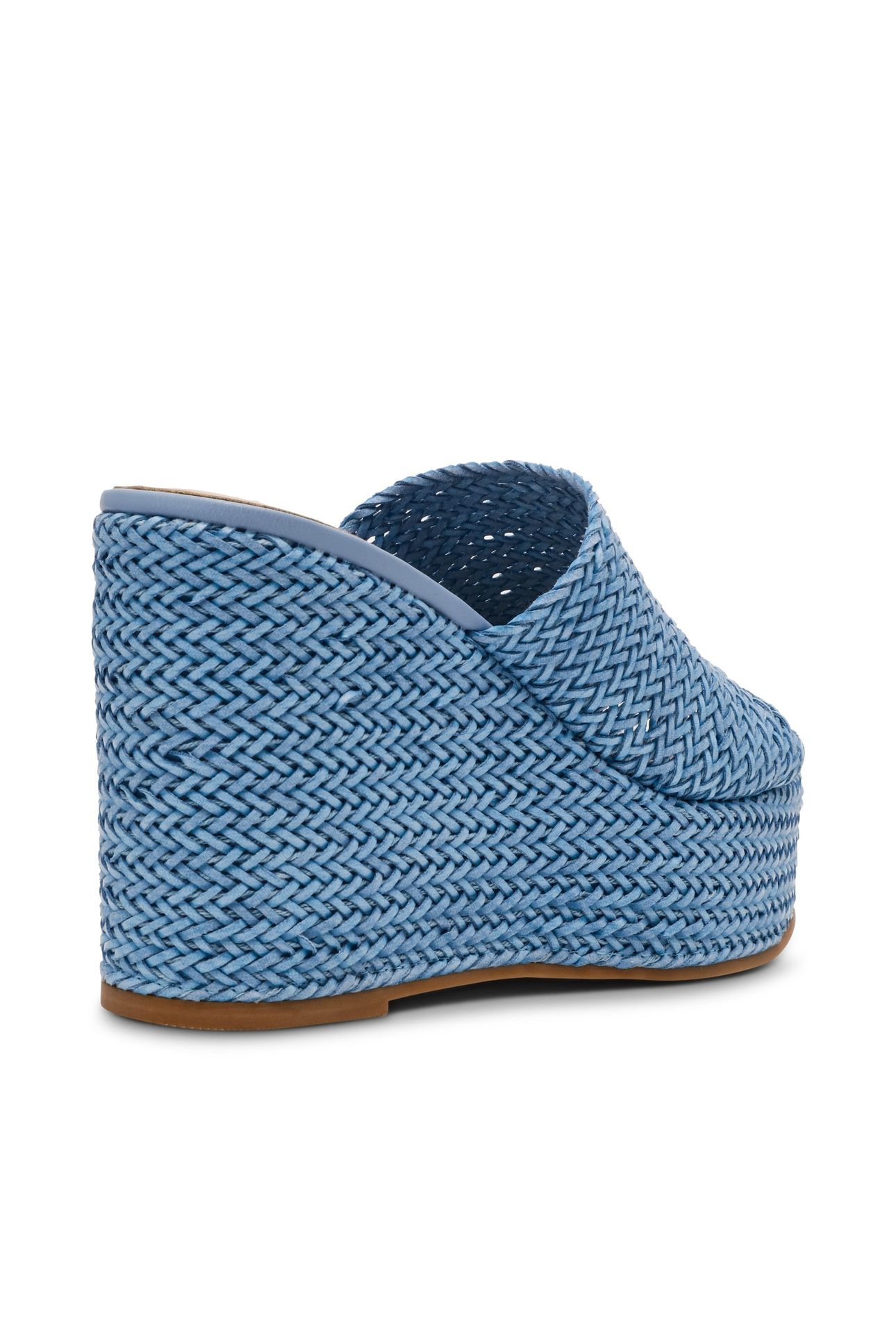 CASSI SANDALS BLUE RAFFIA 4