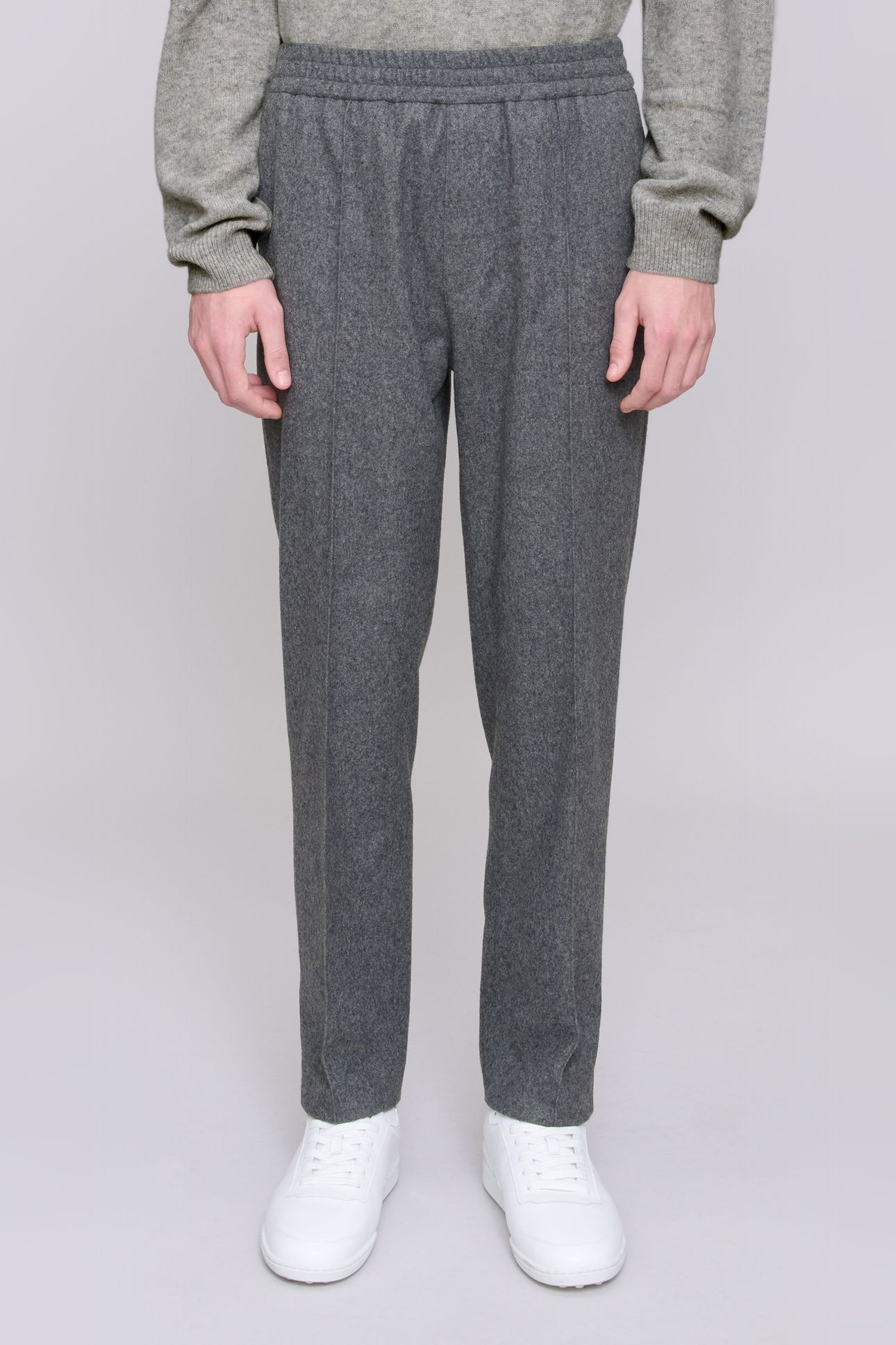 UNISEX TROUSERS PIETER HEATHERED GREY 1