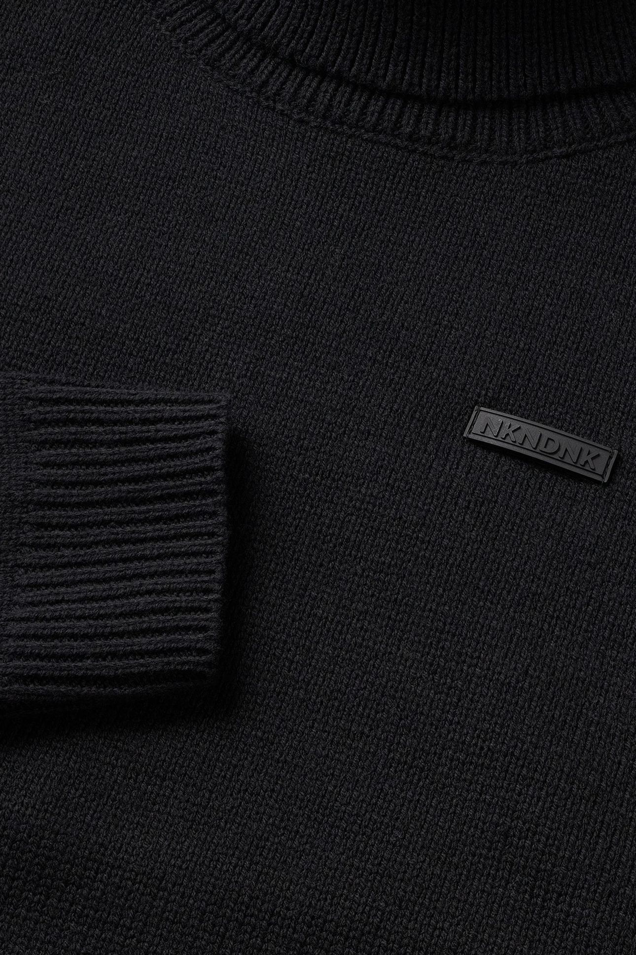 GINOO COL SWEATER BLACK 3