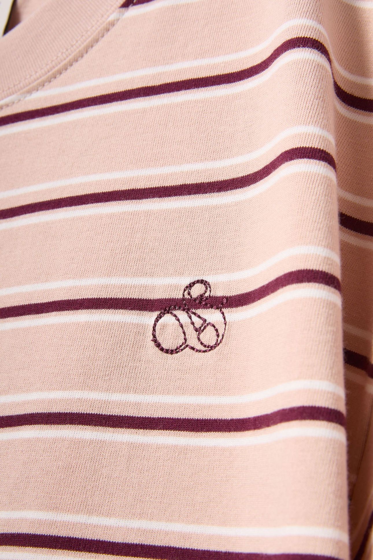 BOXY CROP TEE FIG EMBROIDERY 8