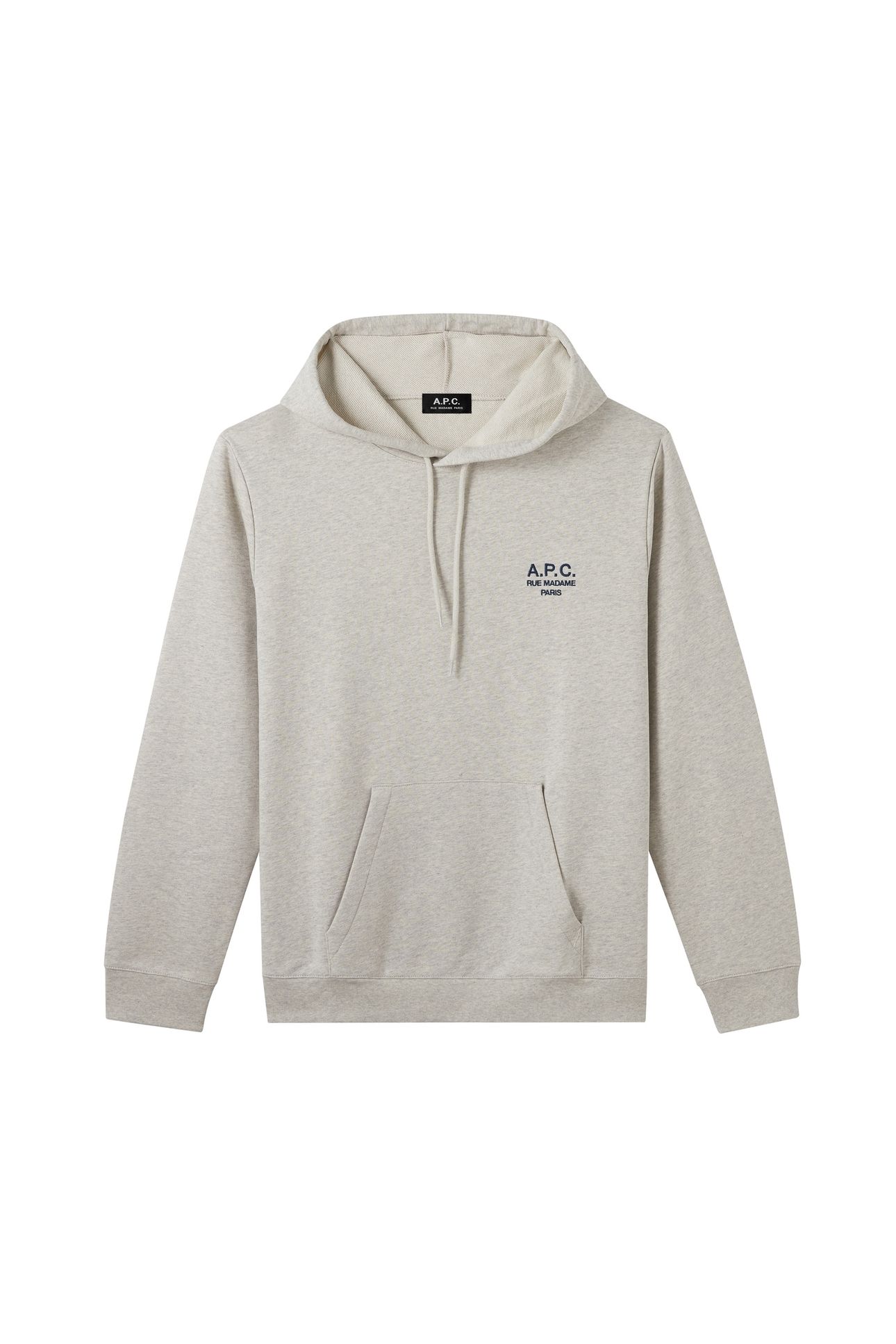UNISEX HOODIE MARVIN HEATHERED ECRU 2