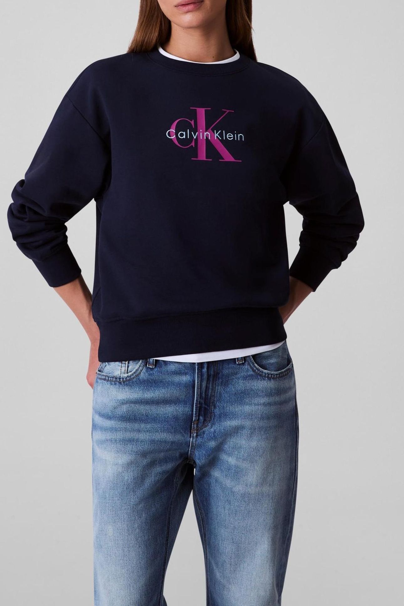 LS MONOLOGO FRENCH TERRY DARK SAPPHIRE 1
