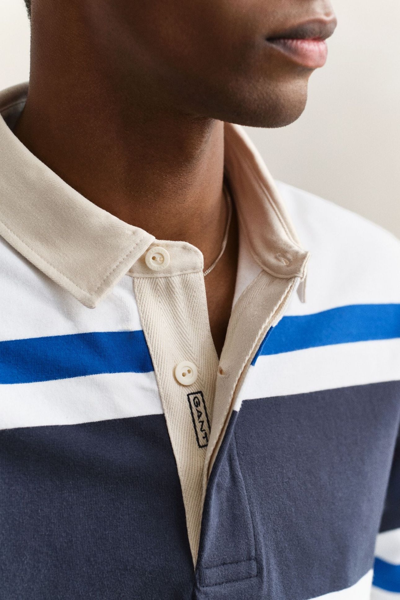 BLOCKED STRIPE RUGGER EVENING BLUE 5