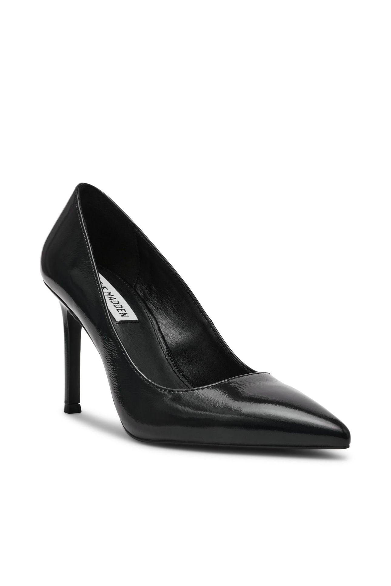 SECURED PUMPS BLACK LEATHER 2