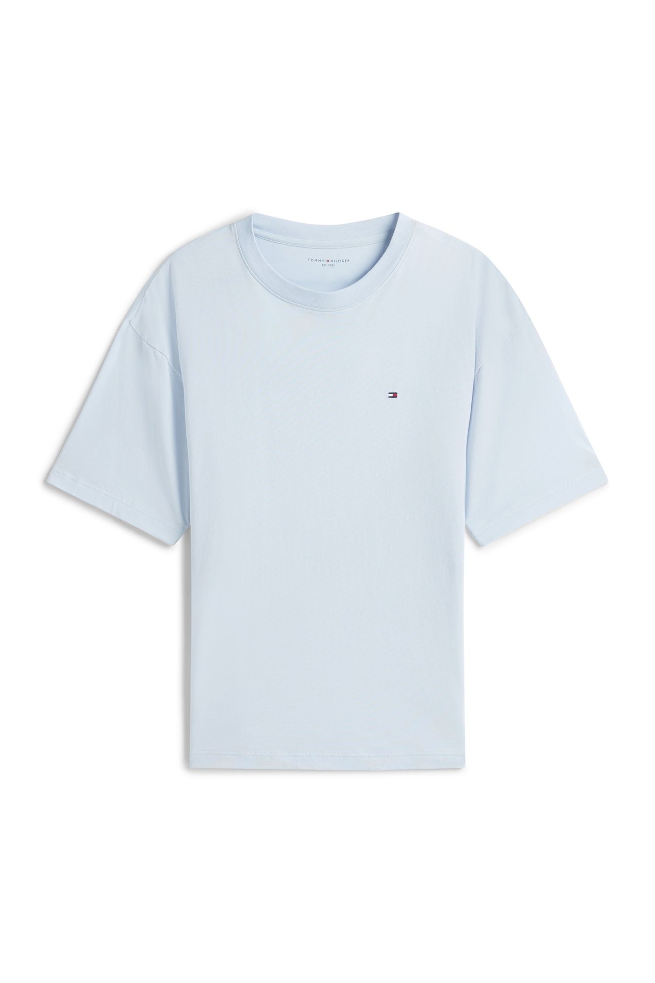 SS JERSEY PJ SET BREEZY BLUE/PREPPY NAVY 3