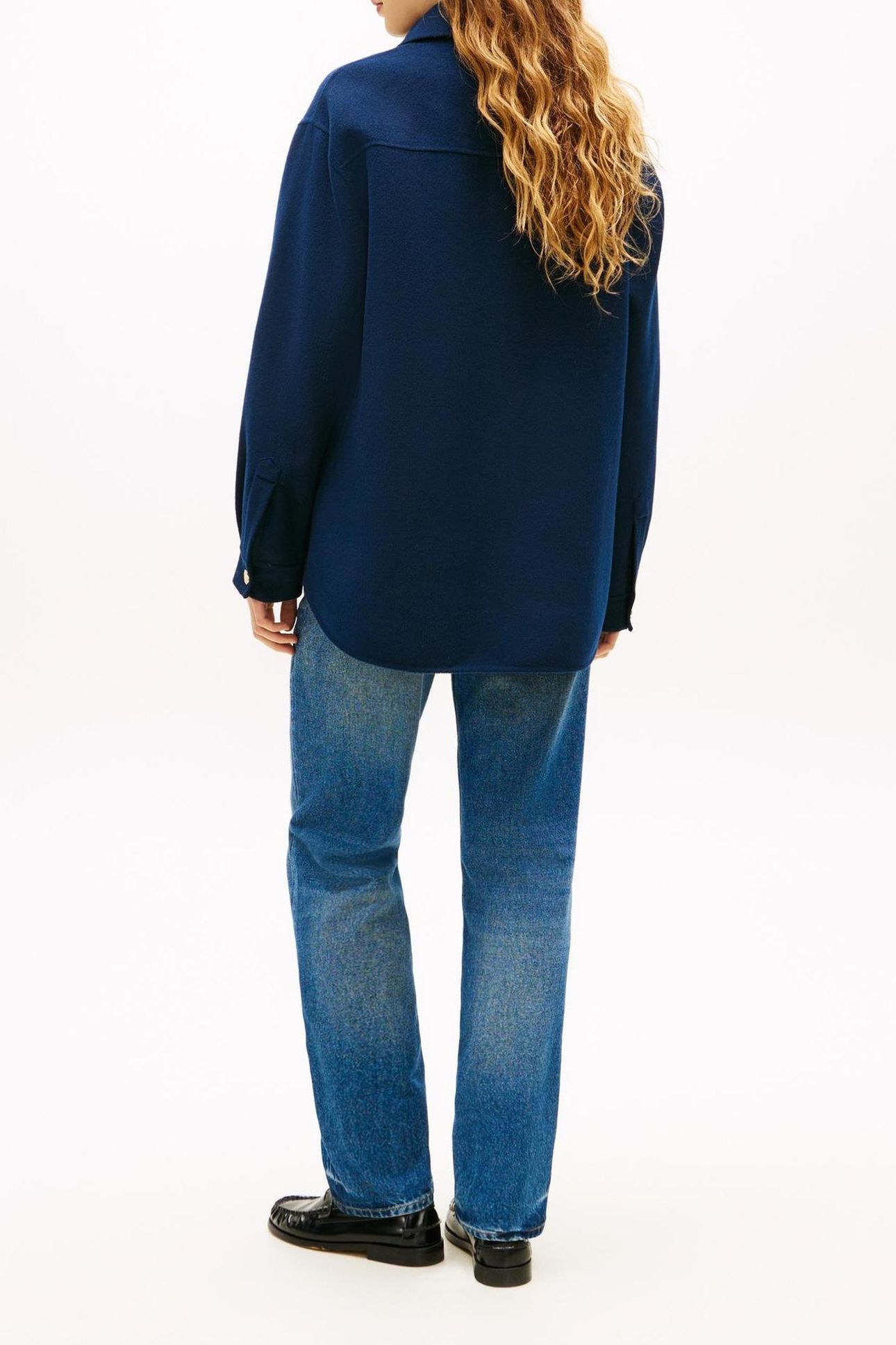 DF WOOL BLEND REG JACKET DARK NIGHT NAVY 2