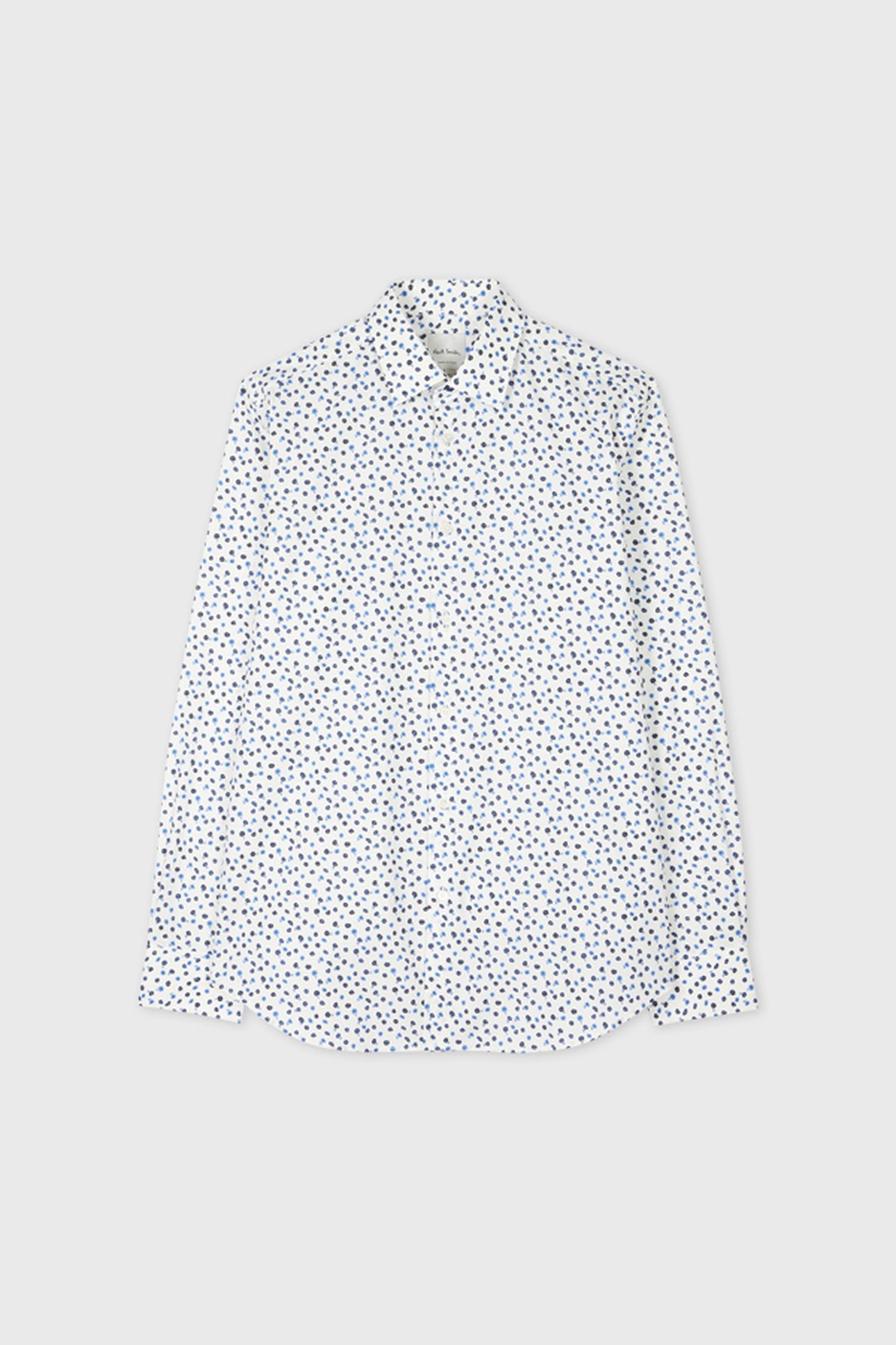 MENS S/C TAILORED FIT SHIRT WHITE 5
