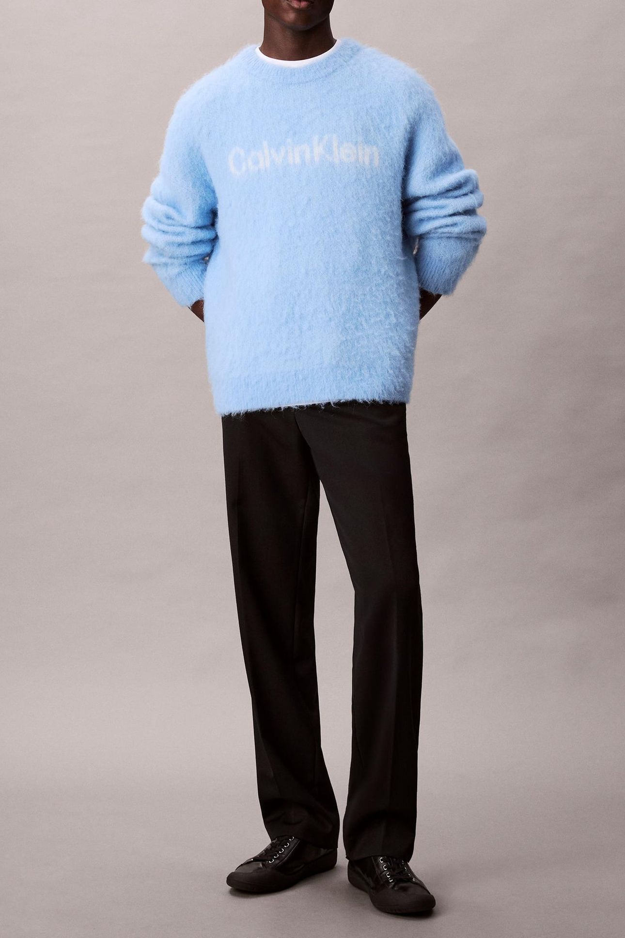 LS BRUSHED ALPACA JUMPER TRACK BLUE 3