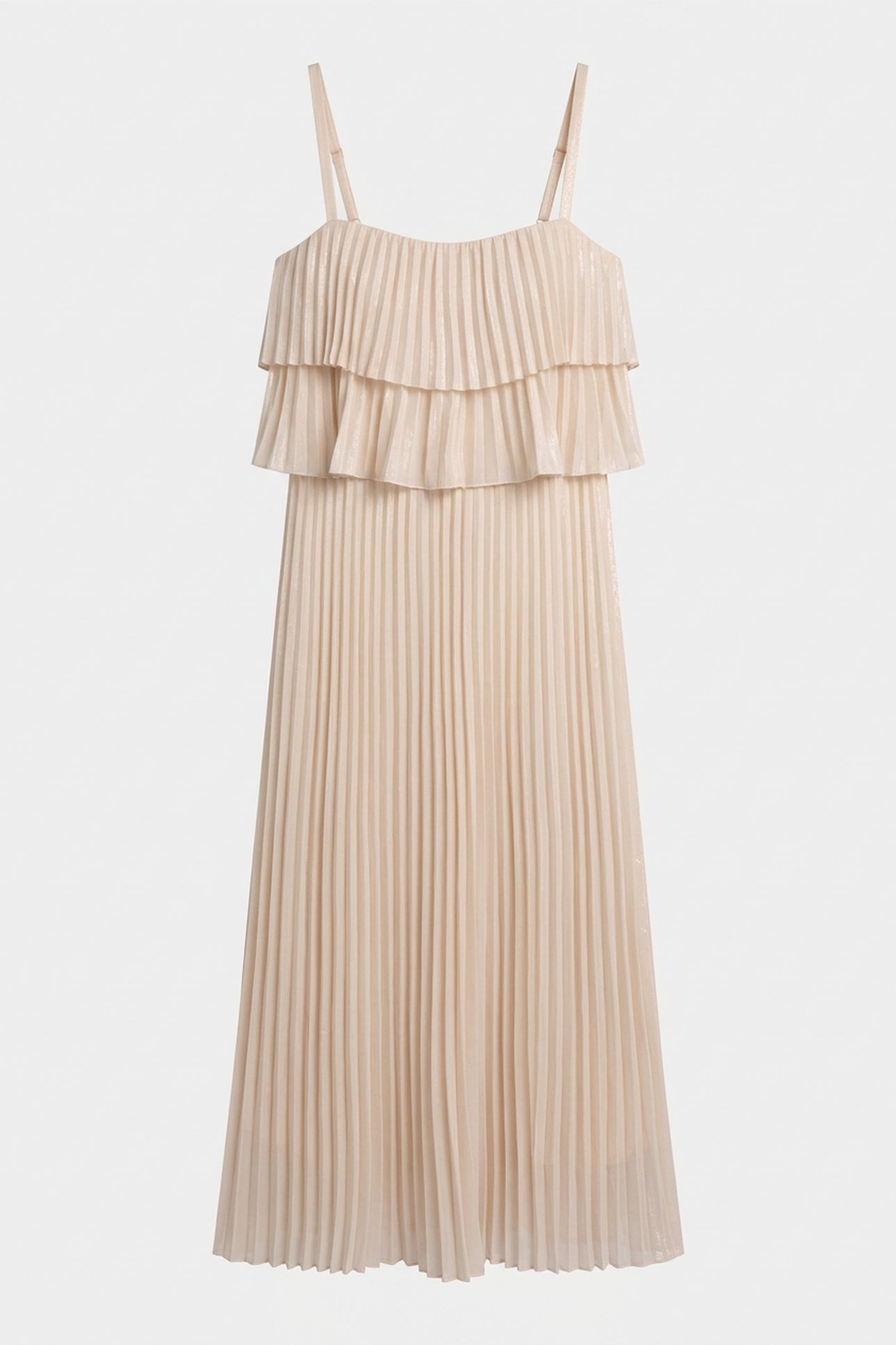 LA CHLOE TREASURE PARTY DRESS BEIGE 3