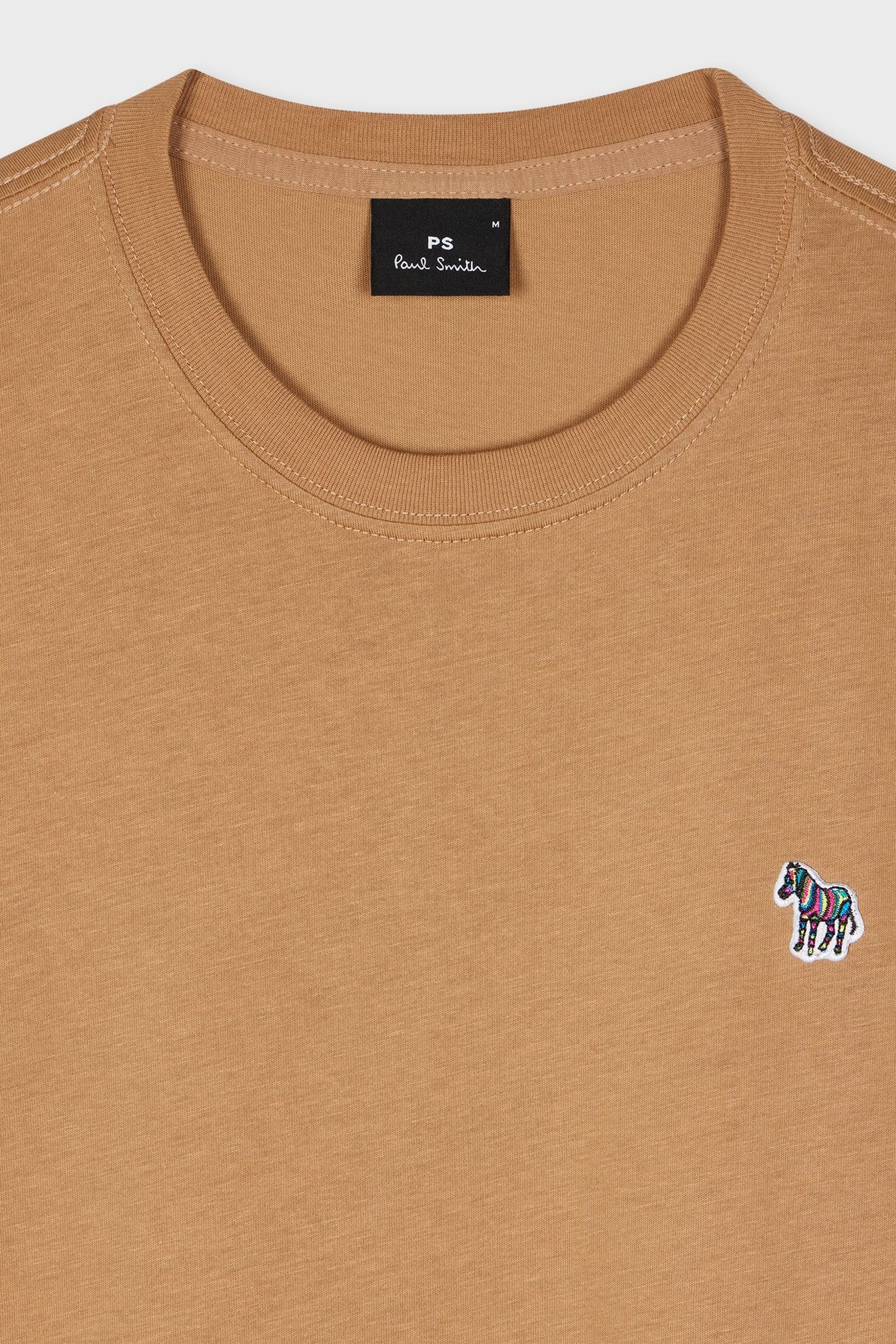 MENS REG FIT SS TSHIRT ZEBRA CAMEL 5