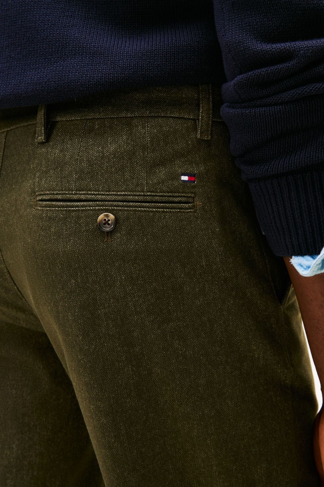 DENTON BRUSHED MARL ARMY GREEN 5