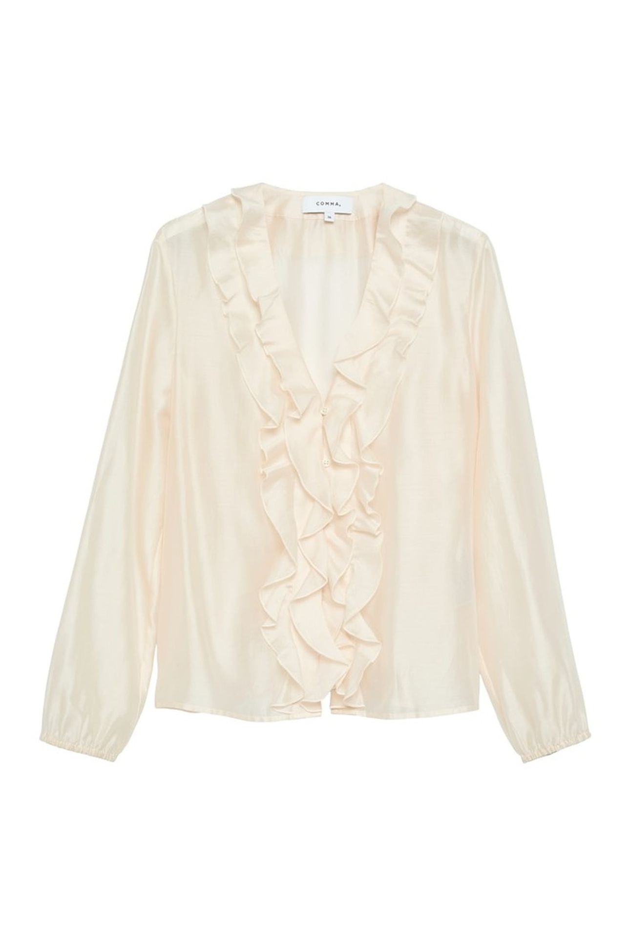 COMMA BLOUSES GREY/BLACK 4