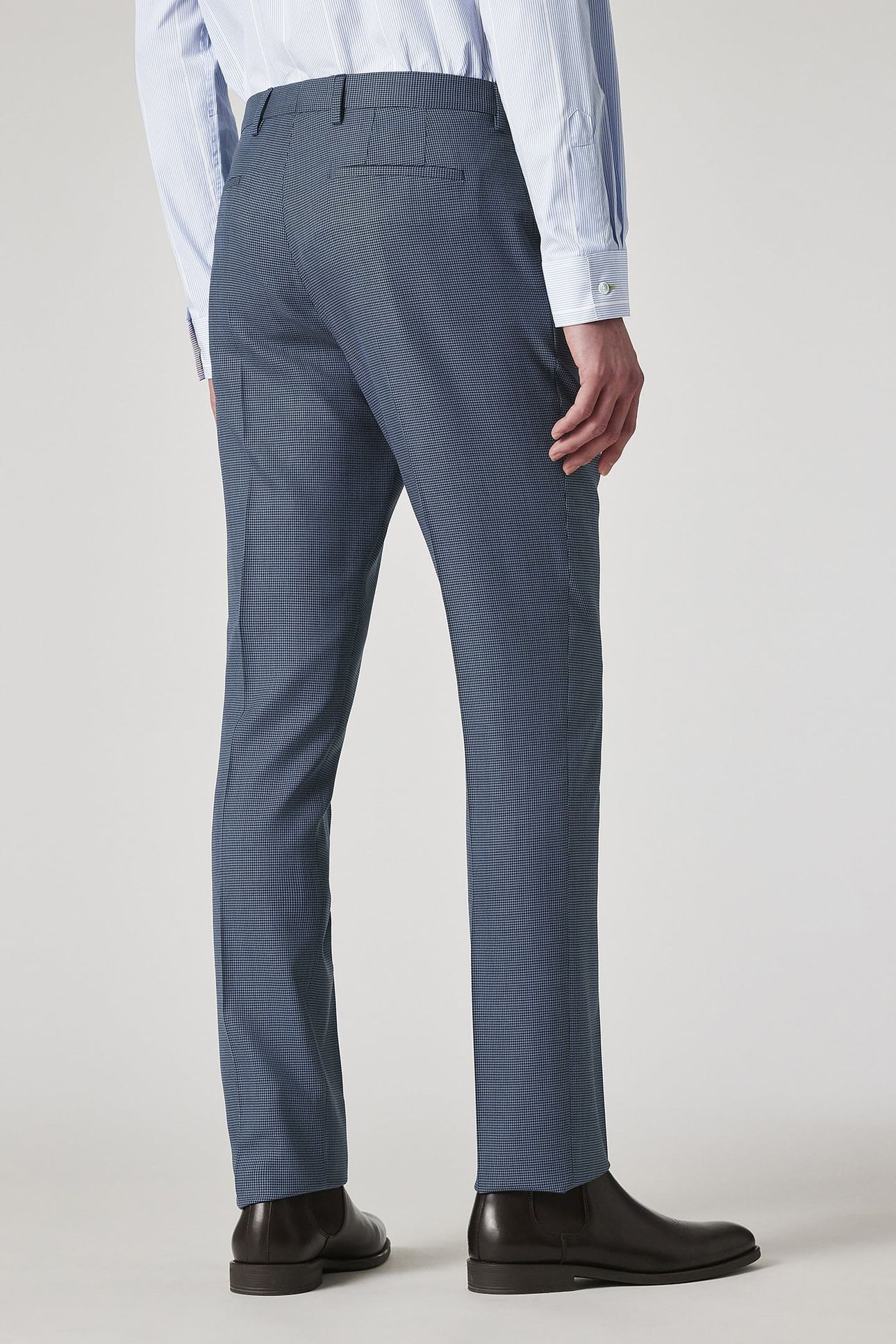 MENS SLIM FIT TROUSER BLUE 3