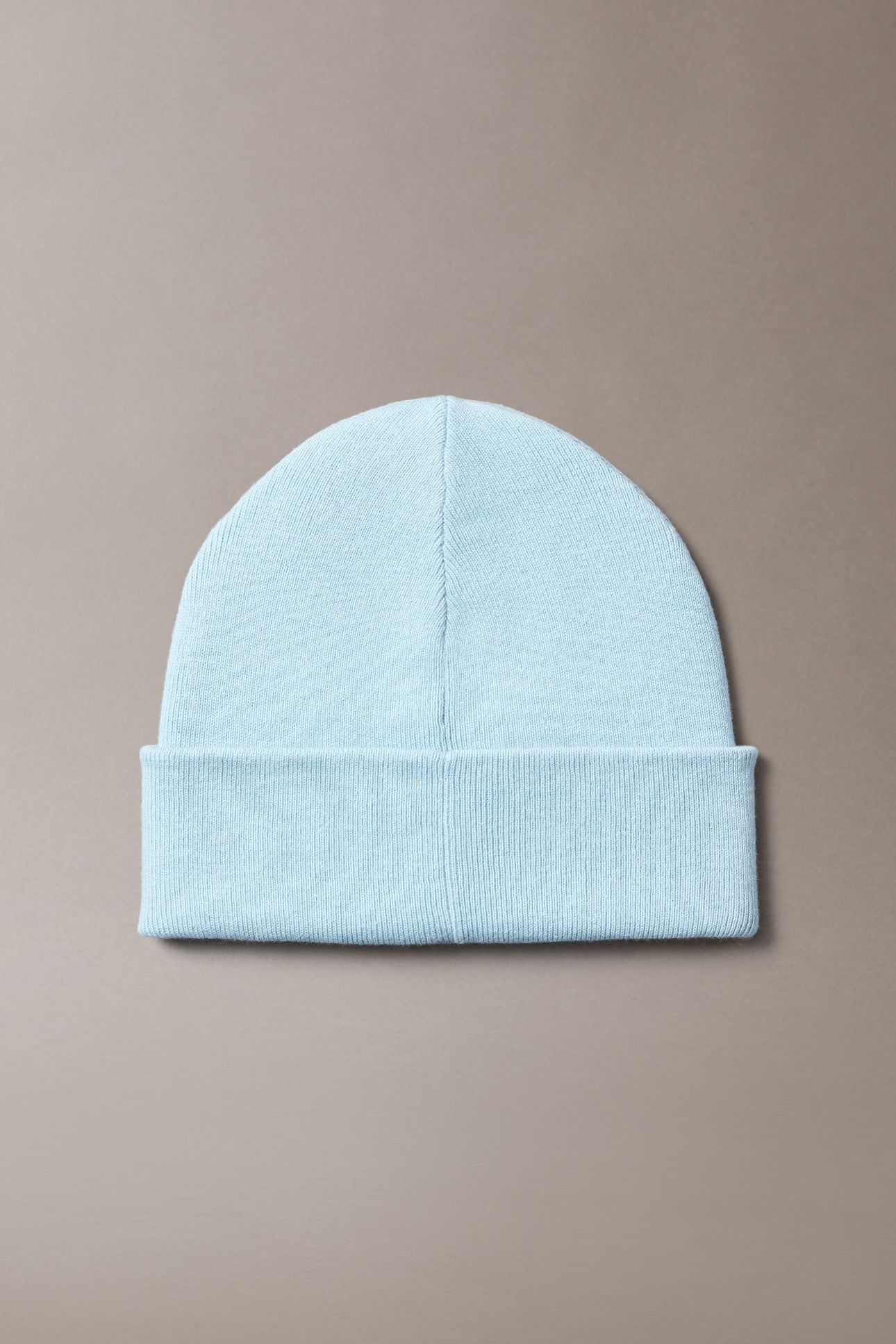 CK FINE RIB BEANIE PALEST BLUE 2