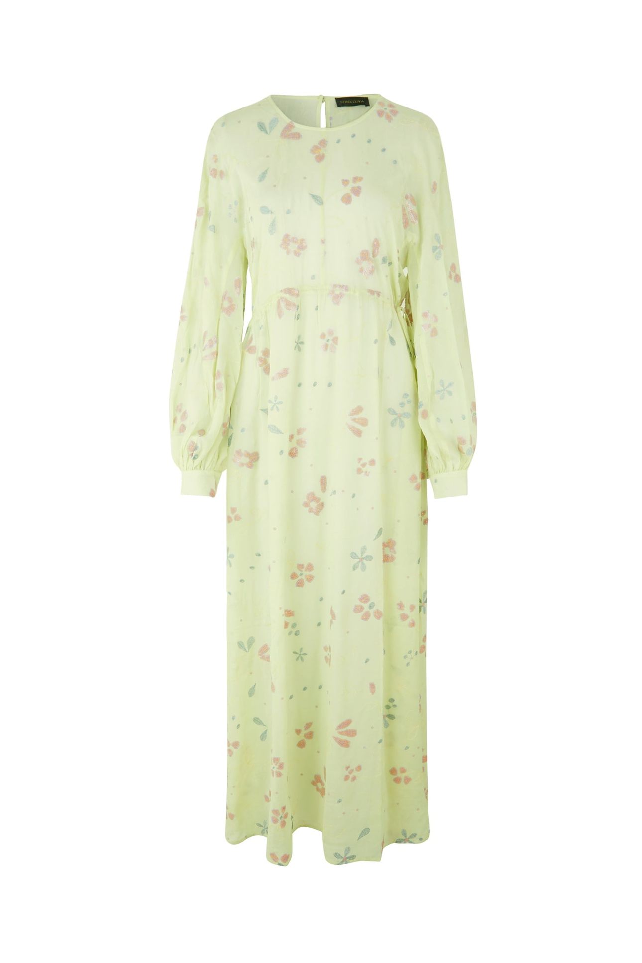 TAMMY DRESS LONG GREEN JADE GARDEN 3