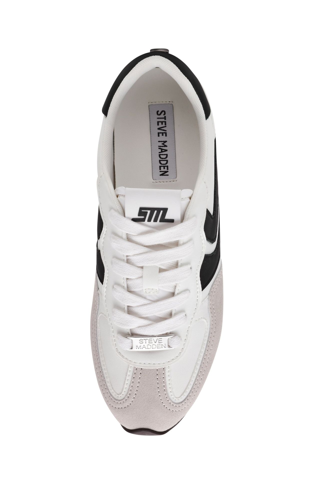 ABBI-SM SNEAKERS WHT/BLKGRY 7