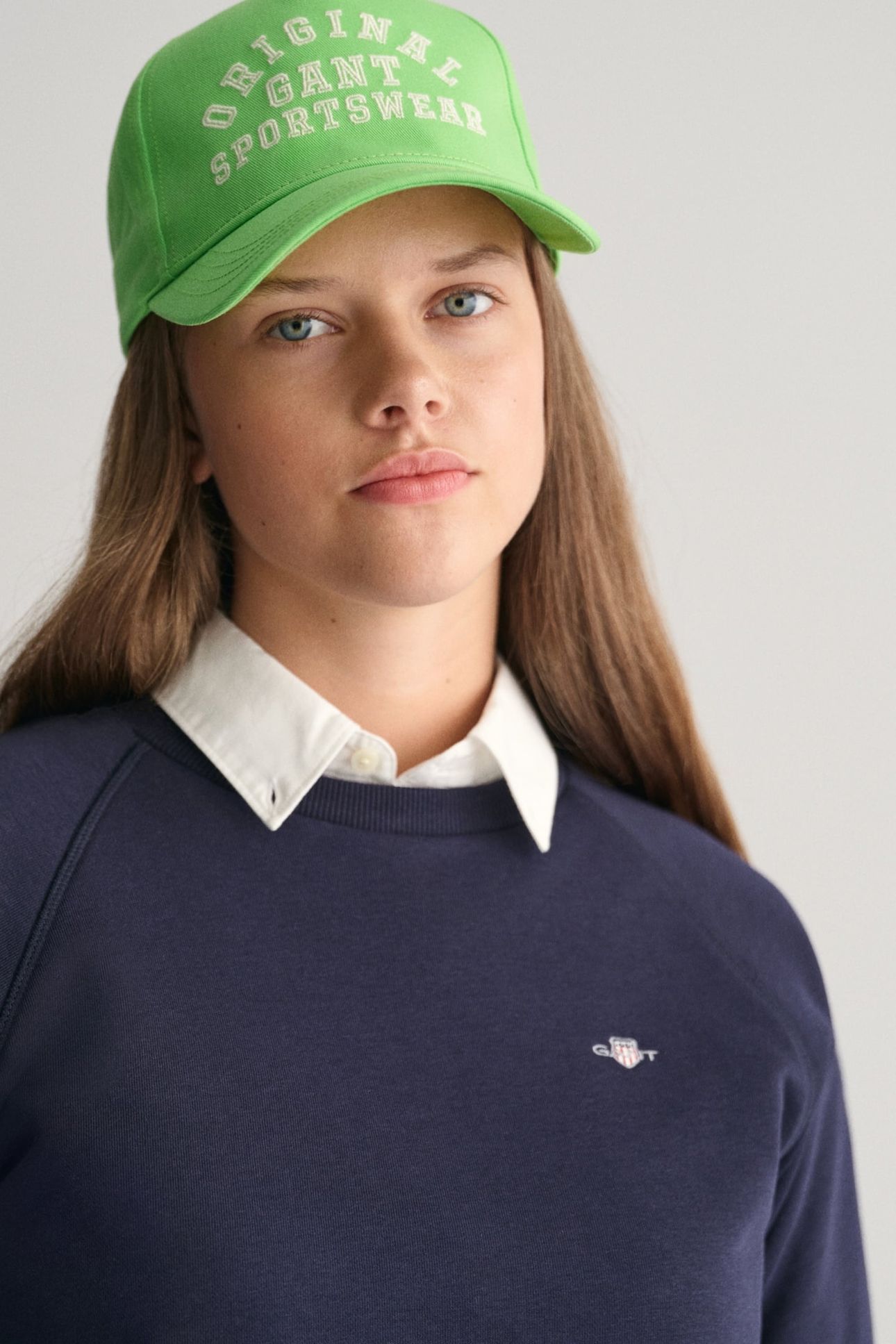 TEEN UNISEX SHIELD C-NECK EVENING BLUE 5