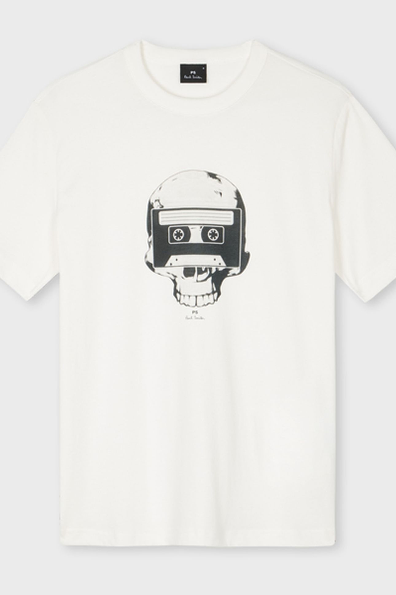 MENS SS TSHIRT TAPE SKULL OFF WHITE 5