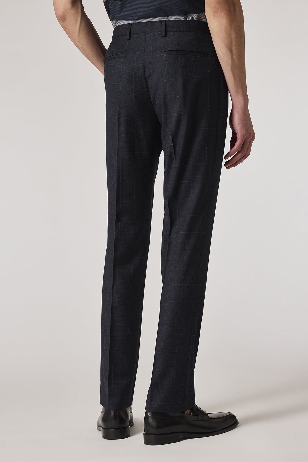 MENS SLIM FIT TROUSER VERY DARK NAVY 3