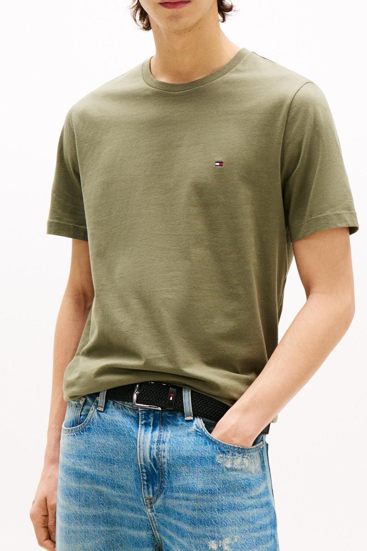ESSENTIAL SEASONAL REG FIT BATTLE GREEN 1