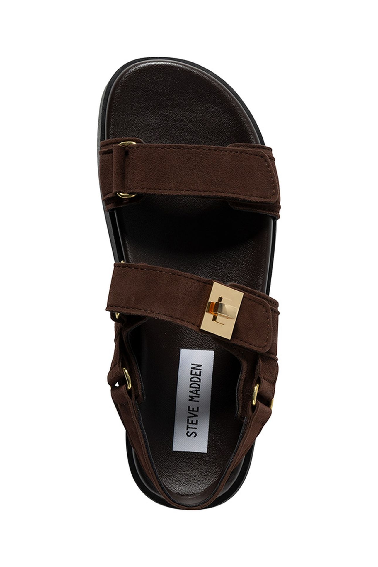 MONA-E SANDALS DK BROWN SUEDE 5