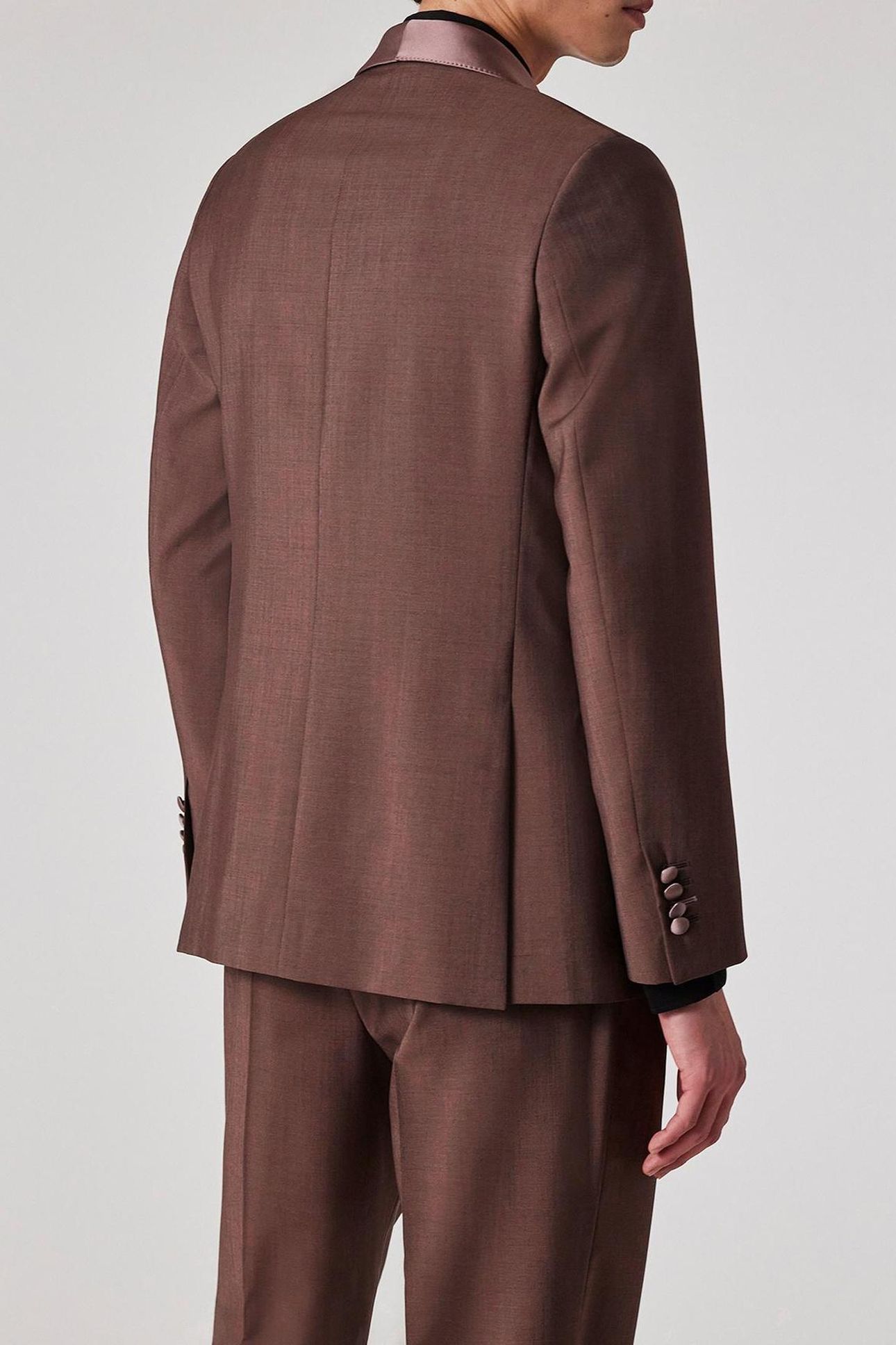 MENS TAILORED FIT 1 BTN JACKET DARK VIOLET 3