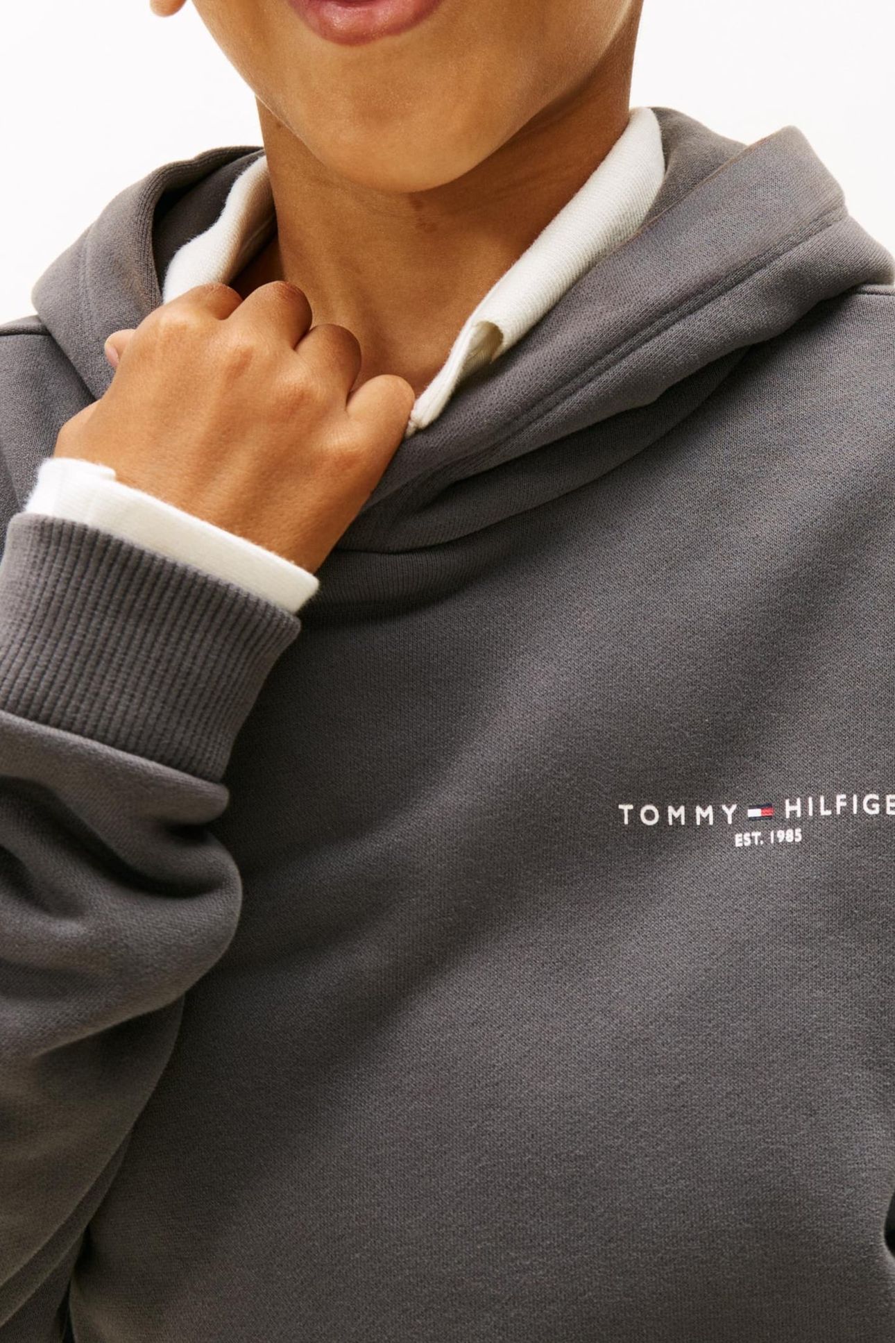 UNISEX MINI CORP HOODIE WASHED BLACK 7