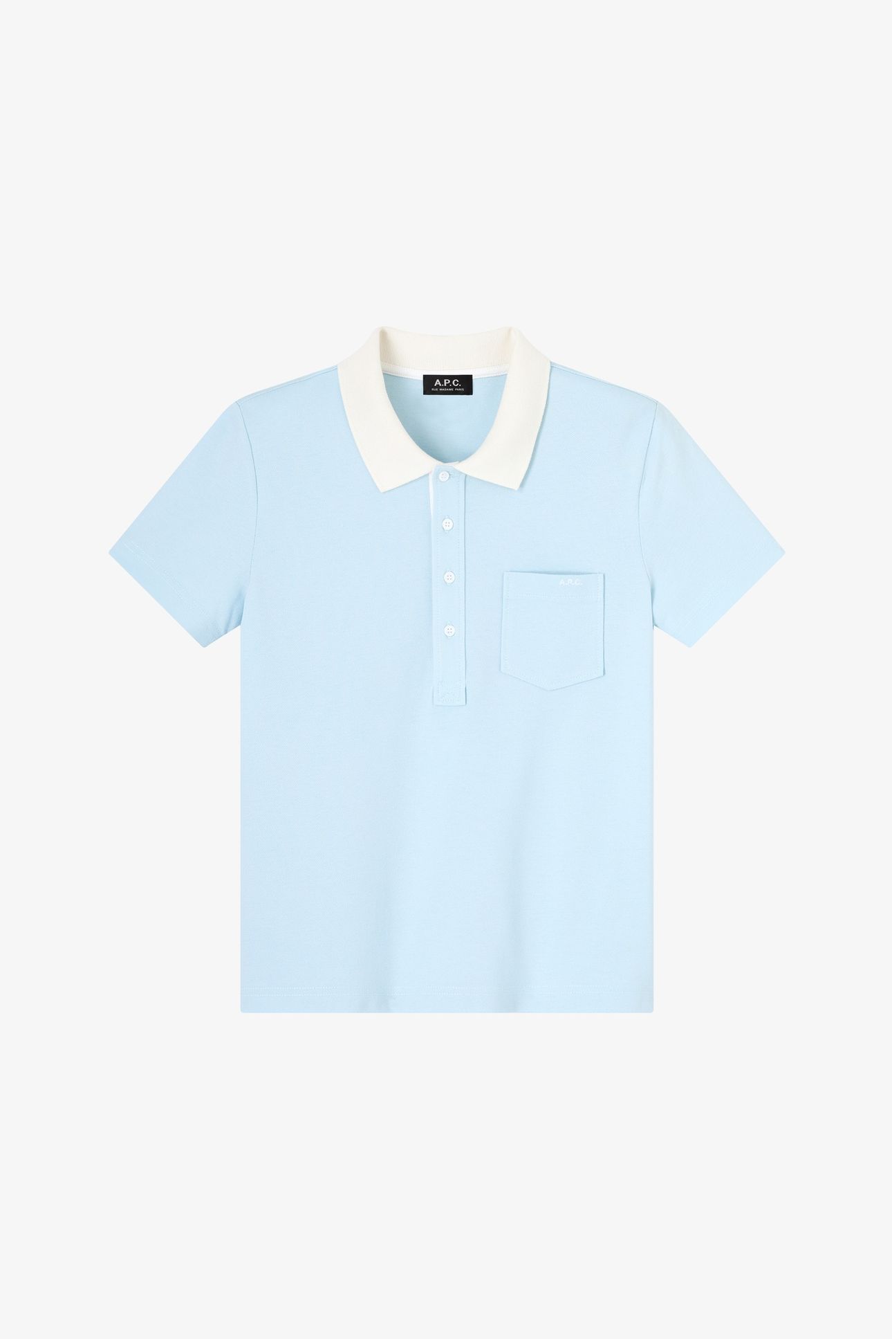 POLO SHORT SLEEVE SKY BLUE 4