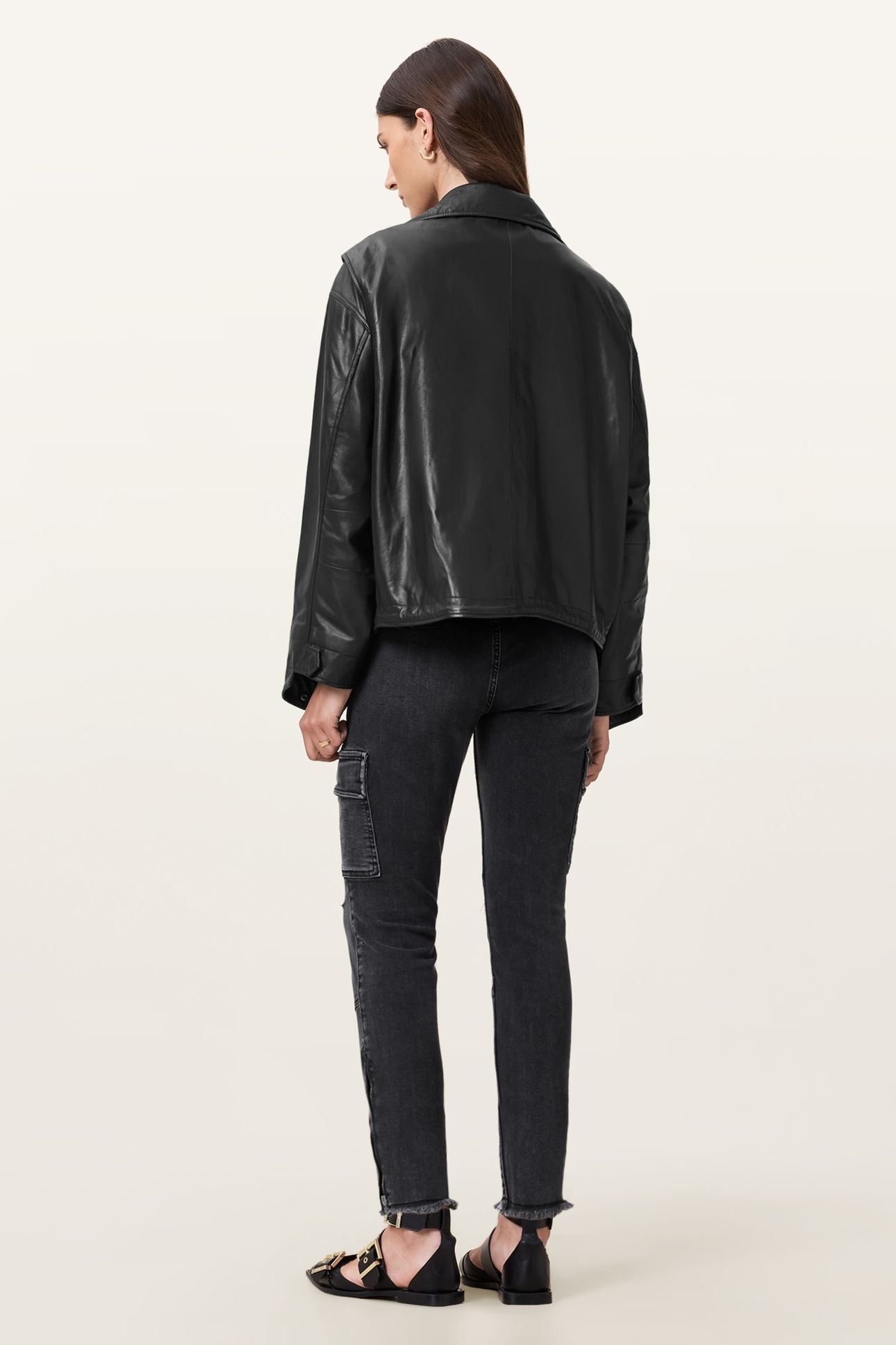 DURAN SKINNY CARGO WASHED BLACK 5
