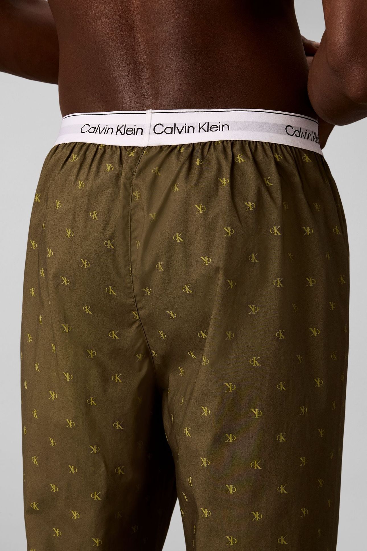 SLEEP PANT 17496 DIAMOND LOGO OLIVE NIGHT 6