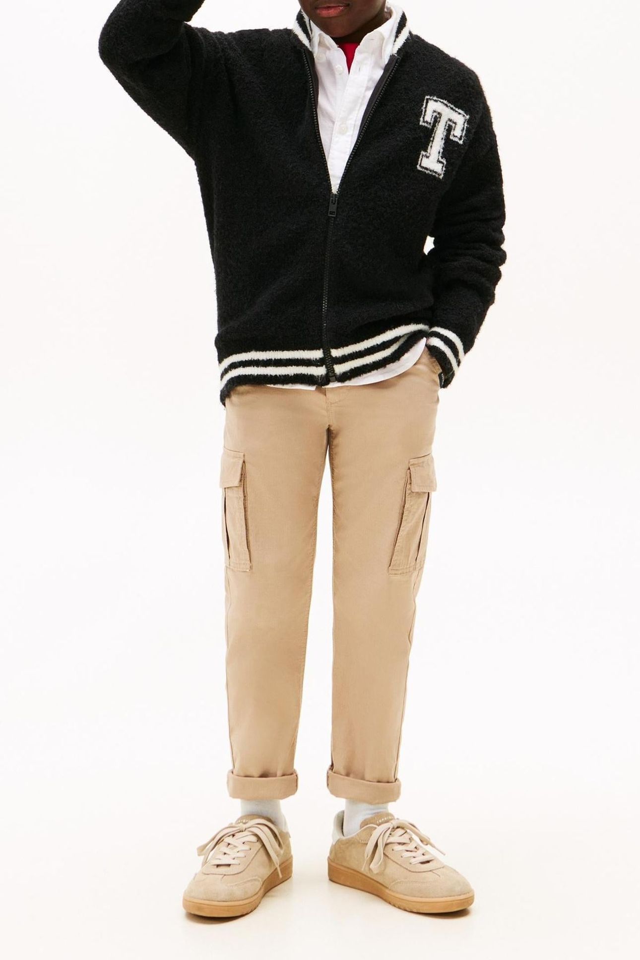 BOYS WOOL BLEND SWEATER BLACK 3