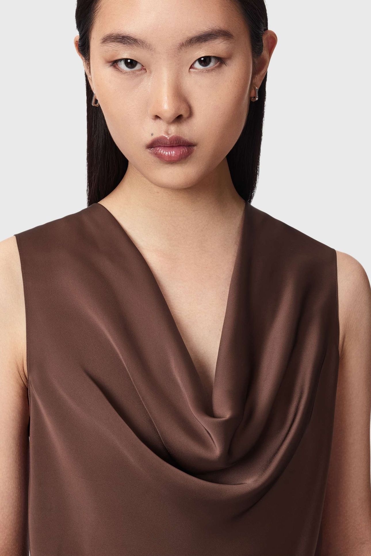 ZOEY COWL TOP PENNY BROWN 6
