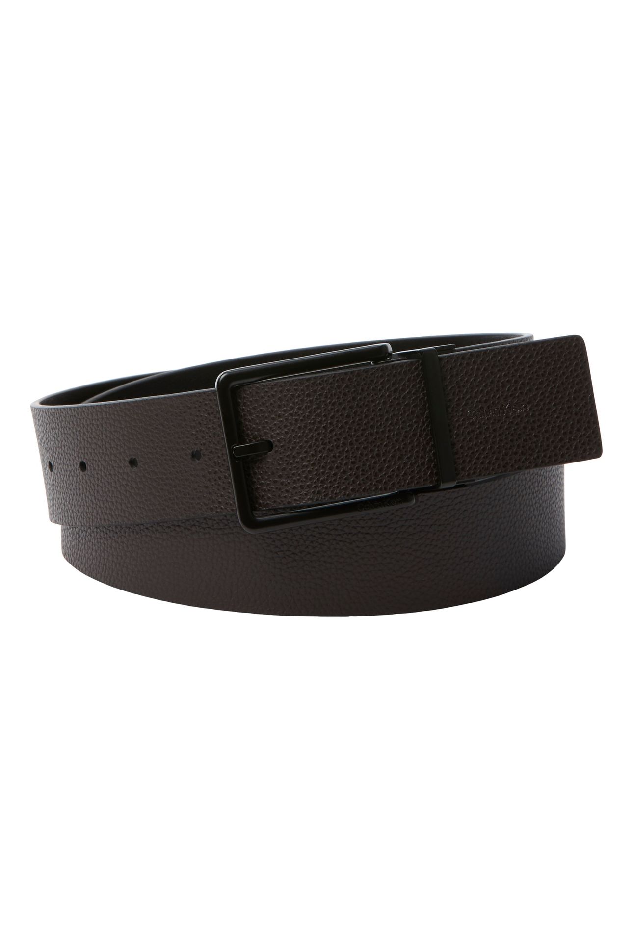 WARMTH BUCKLE 40MM BELT BLACK/DARK BROWN 1