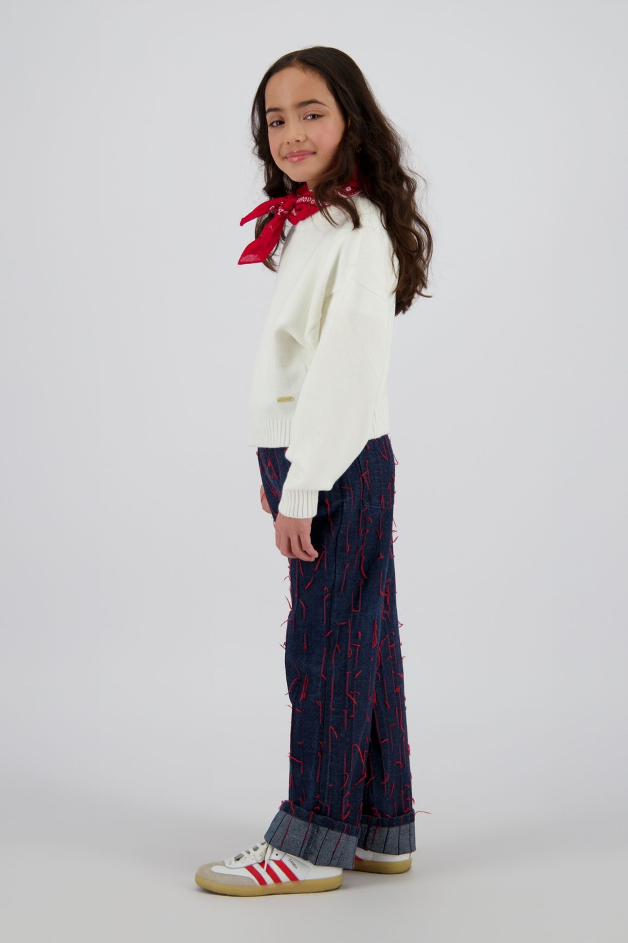 GIRLS MELINA PULLOVER SNOW WHITE 3